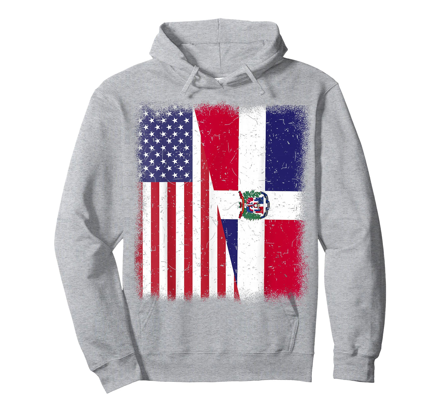 Dominican Republic American Flag Men Women Hispanic Heritage T-Shirt