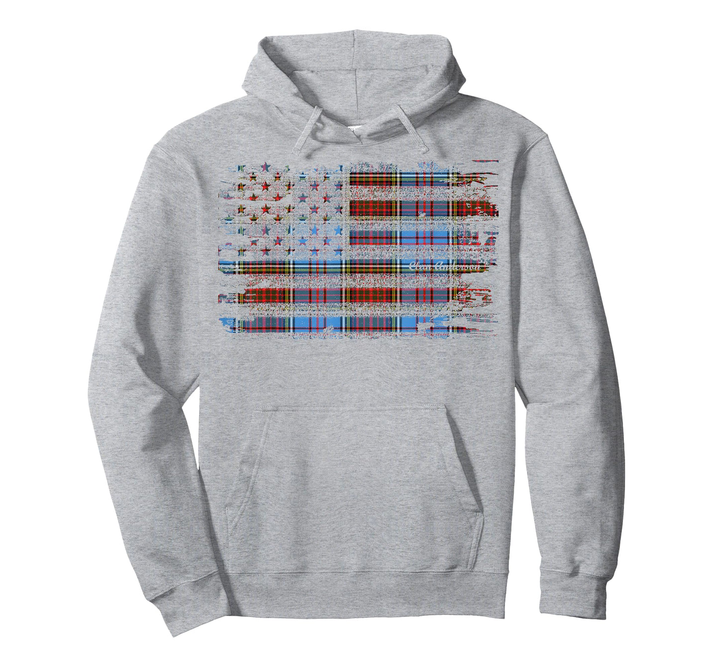 Clan Anderson American Flag Scottish Tartan T-Shirt