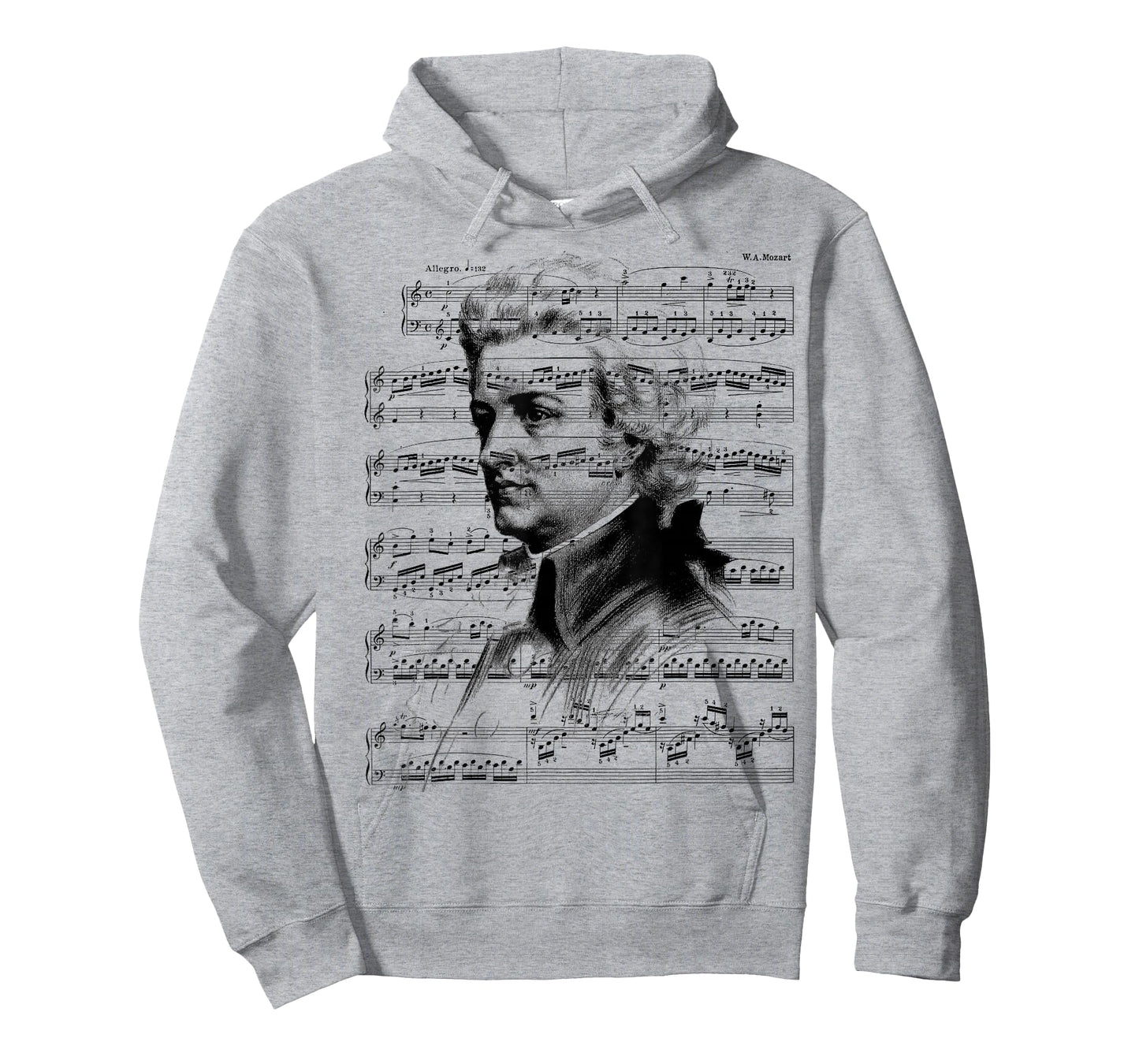 Wolfgang Amadeus Mozart Composer Pianist Mozart sheet music T-Shirt