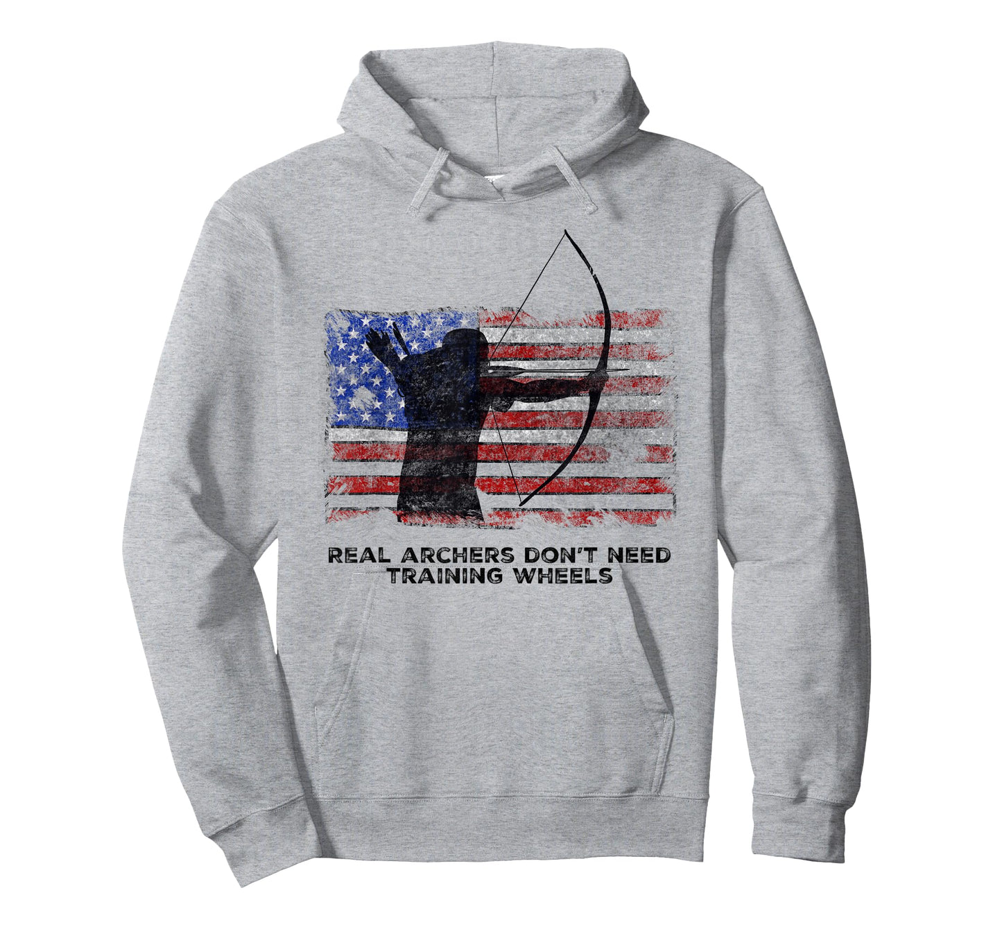 Traditional Archery Real Archers Don't Need Training Wheels T-Shirt