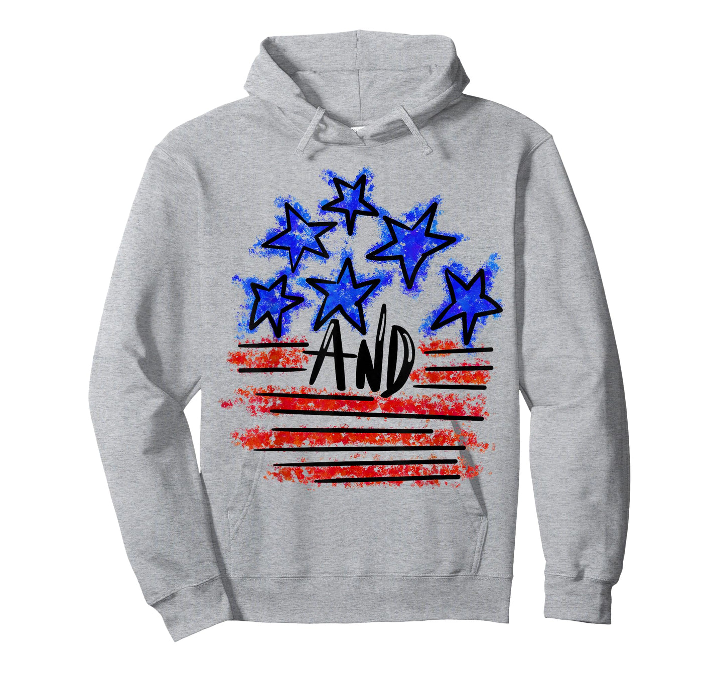 Stars and Stripes American Flag Patriotic 4th of July T-Shirt