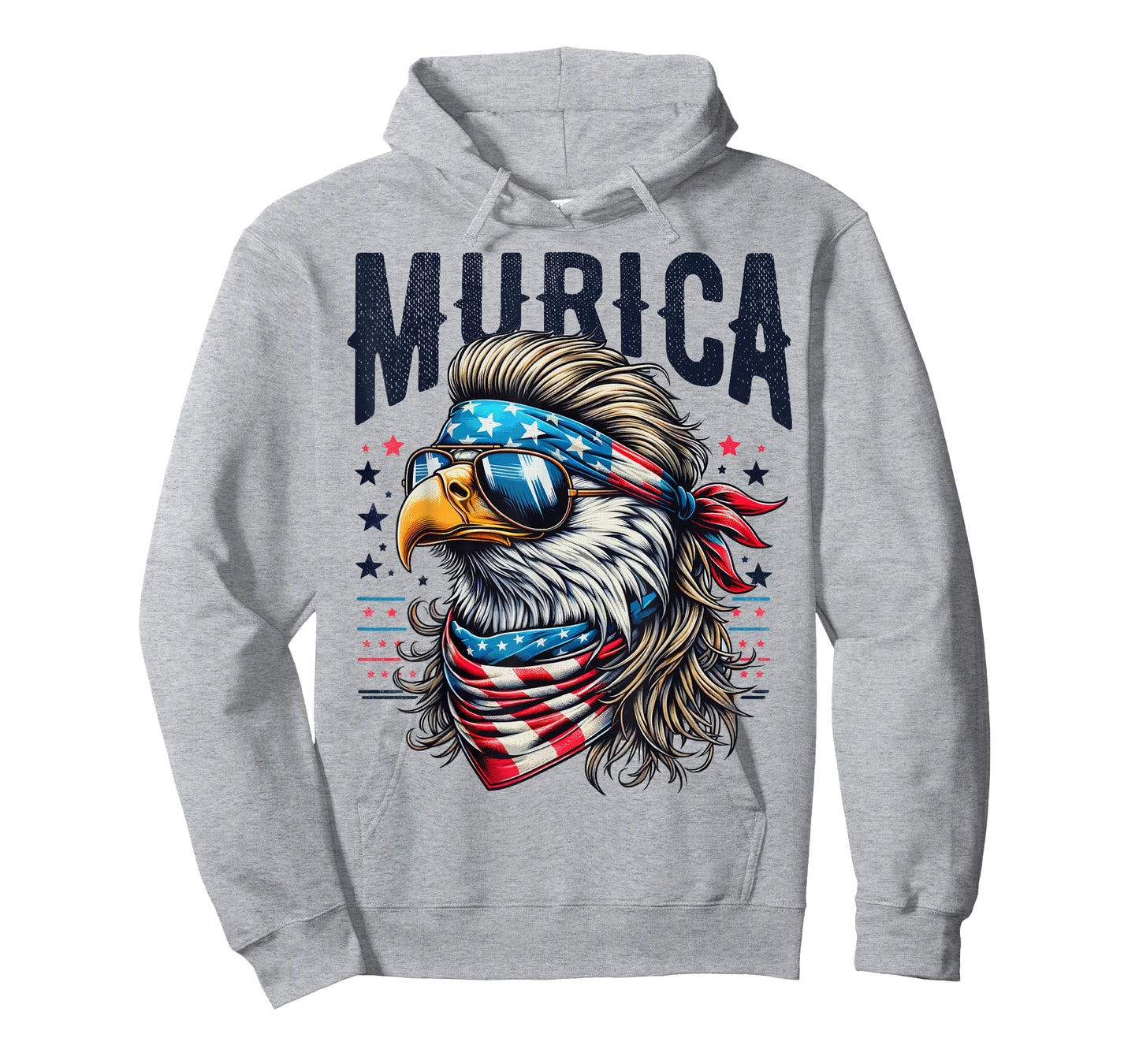 4th of July Patriotic Funny Eagle July 4th USA Murica T-Shirt