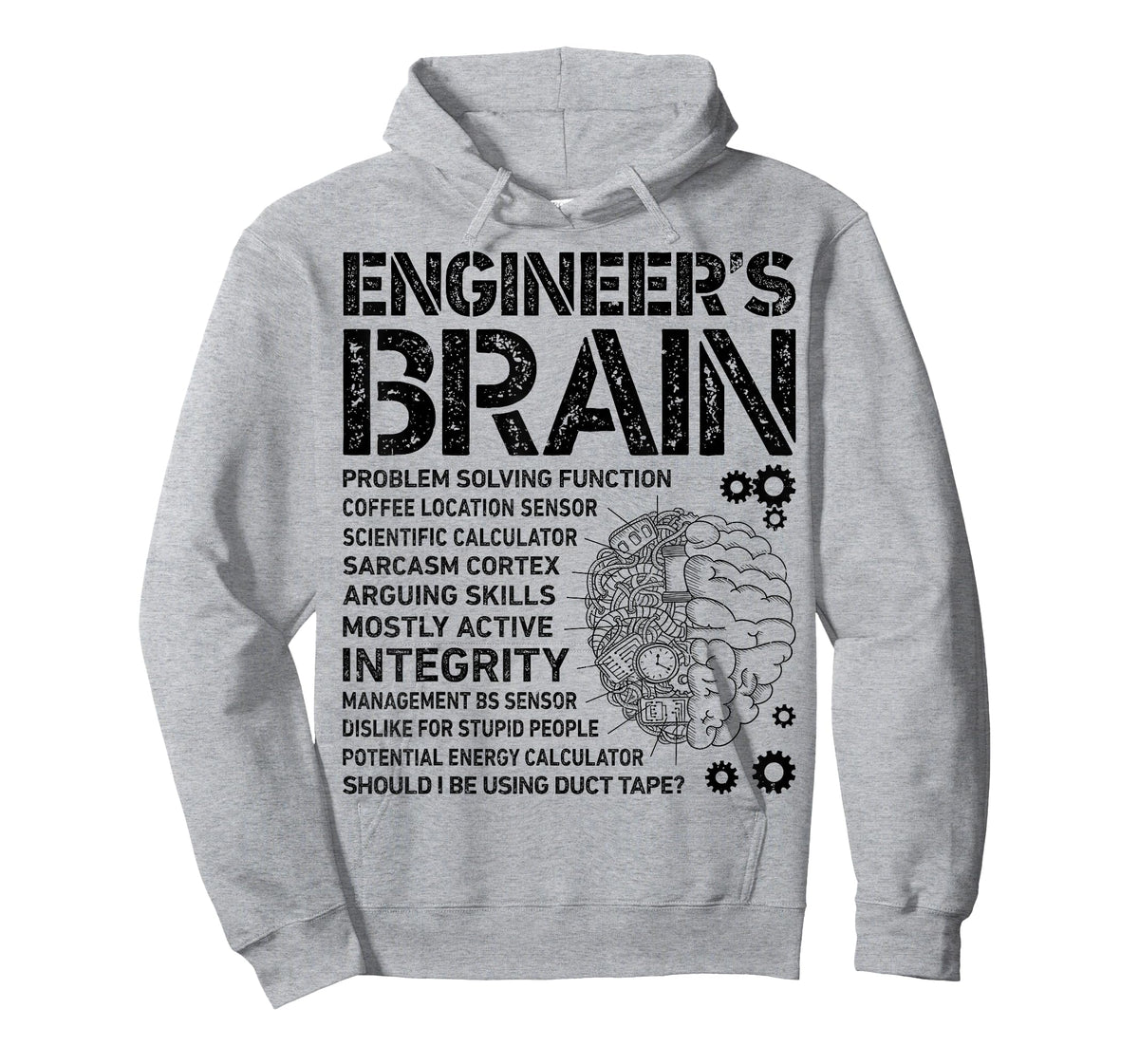Engineer's Brain Funny Process Engineer Men Engineering Gift T-Shirt