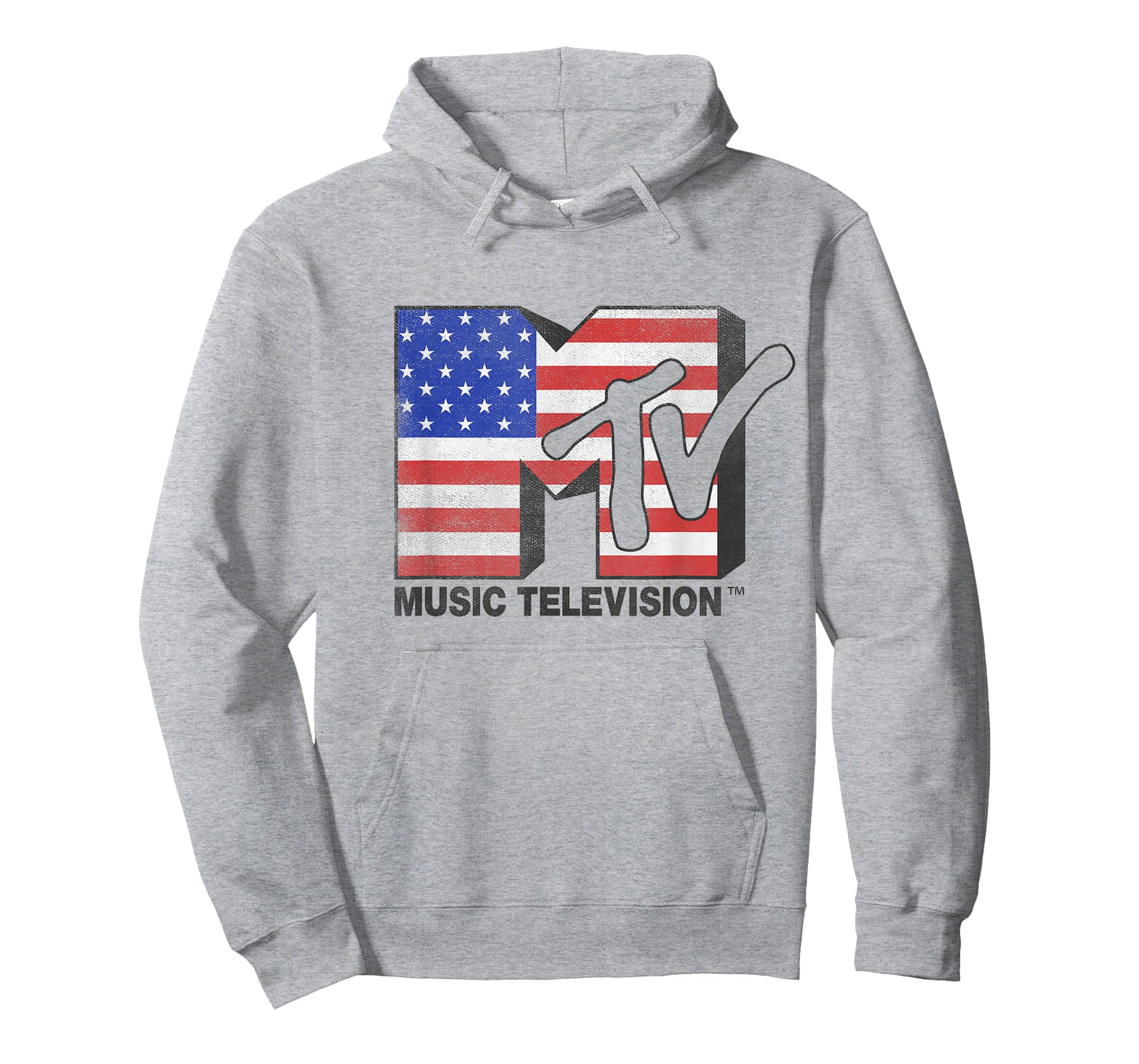 MTV American Flag Bold Logo T-Shirt
