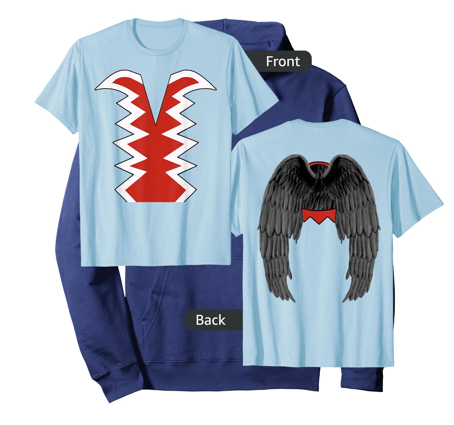 (Wings on Back) Flying Monkeys Costume Oz Halloween Costume T-Shirt