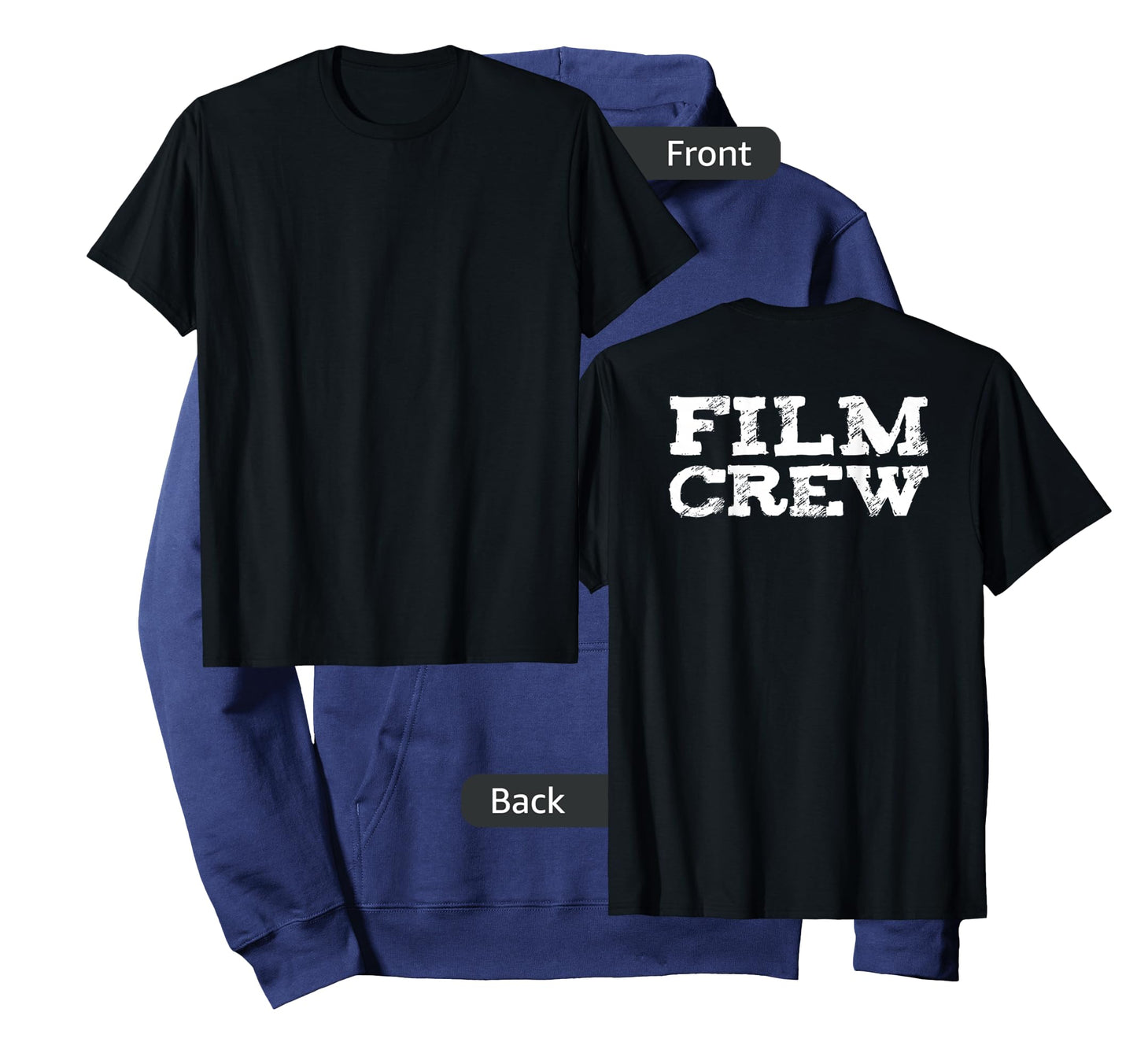 Back ONLY Film Crew TV Camera Production Shirt T-Shirt