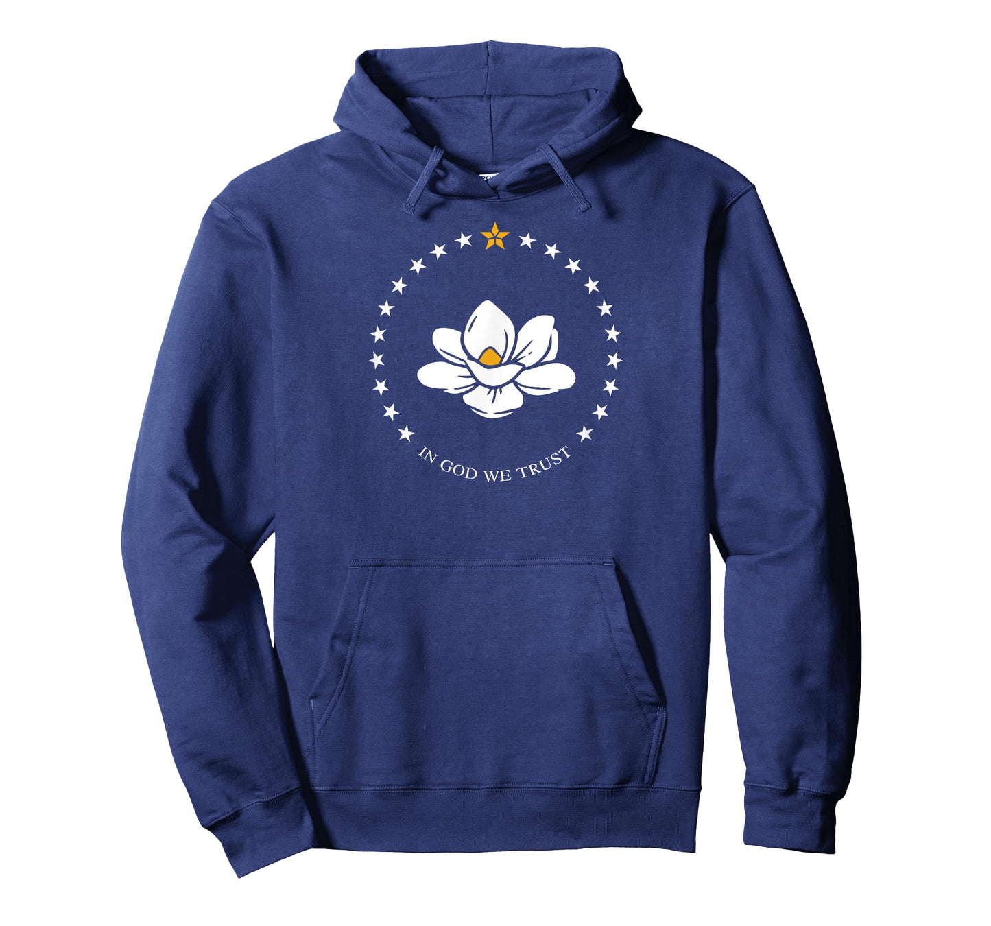 State of Mississippi Flag Magnolia Flower T-Shirt