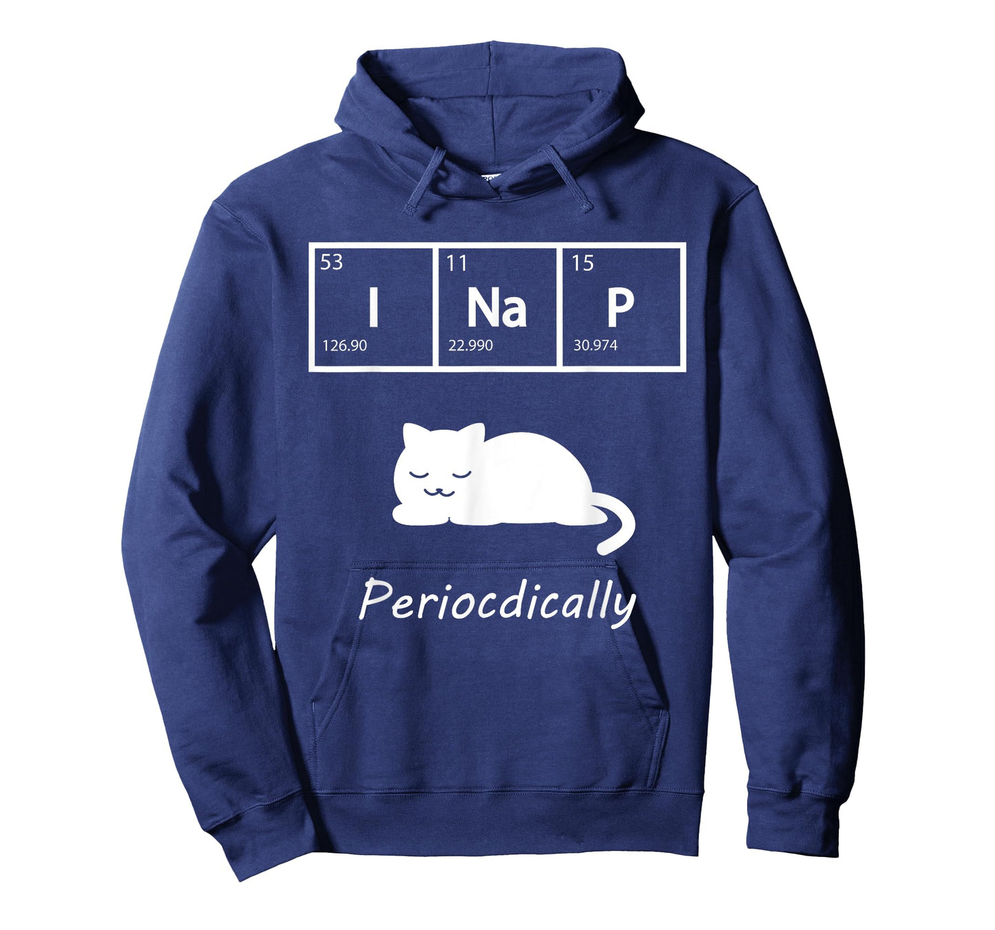 Cute Kawaii Cat Chemistry I Nap Periodically Science Gift T-Shirt for Men Women