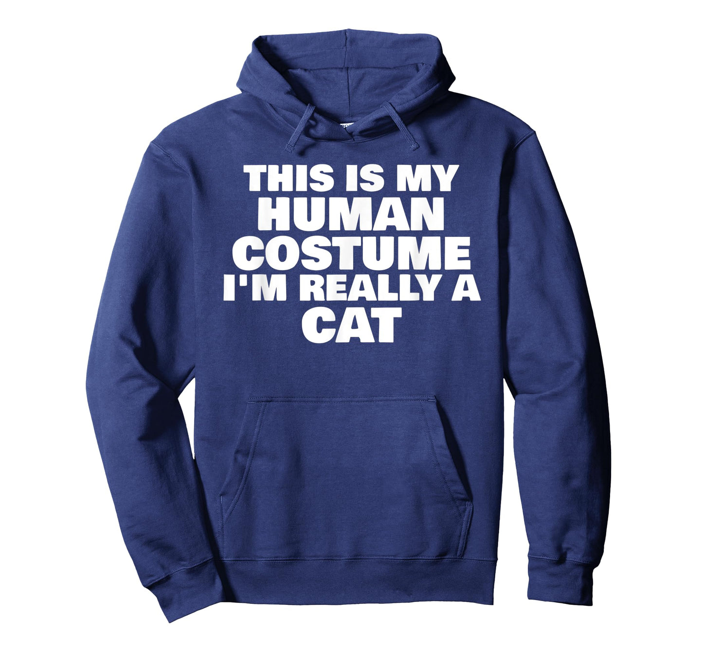 This Is My Human Costume I'm Really A Cat Halloween Humor T-Shirt