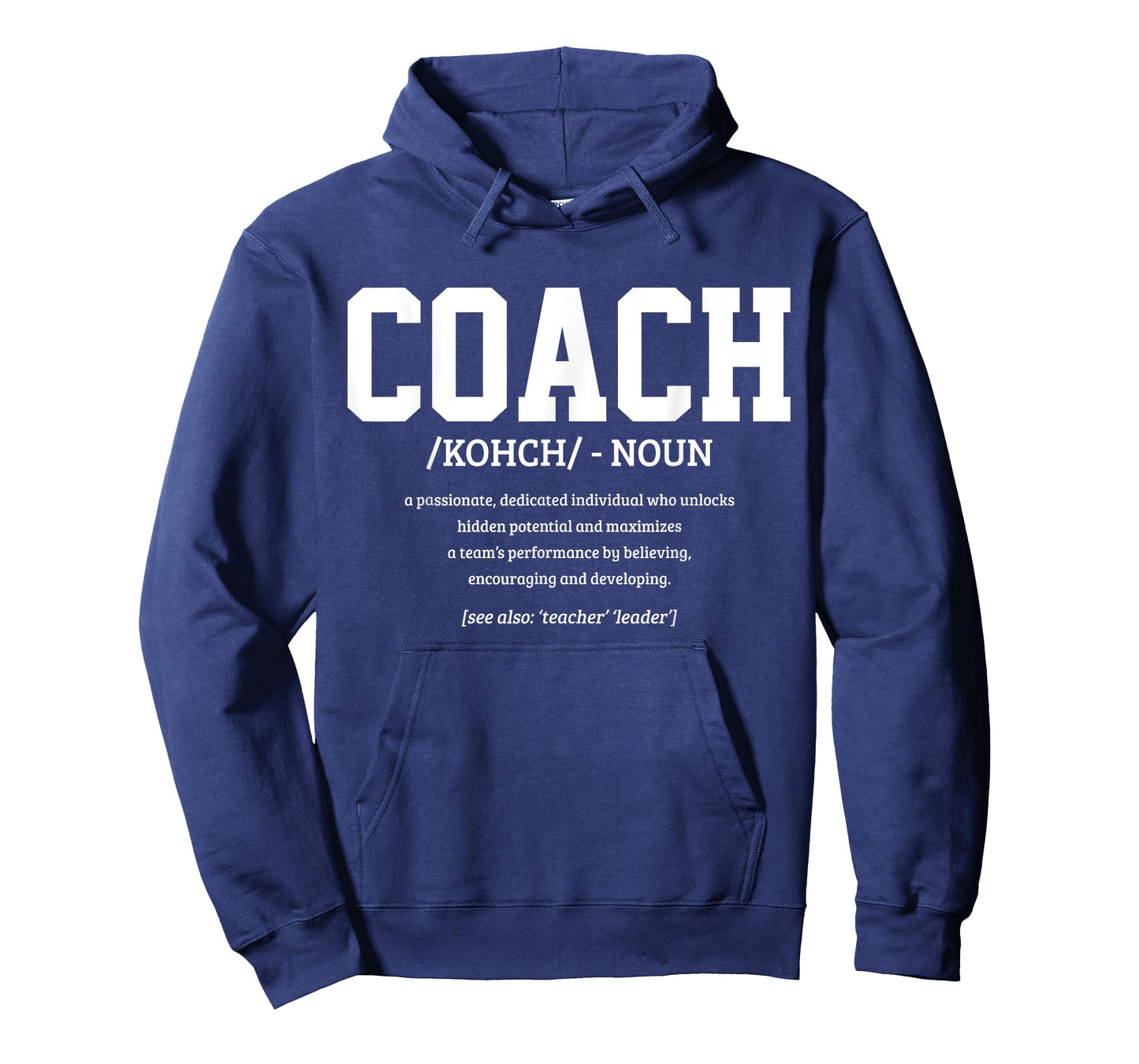 Coach Definition Funny Handball Football Trainer Sport T-Shirt
