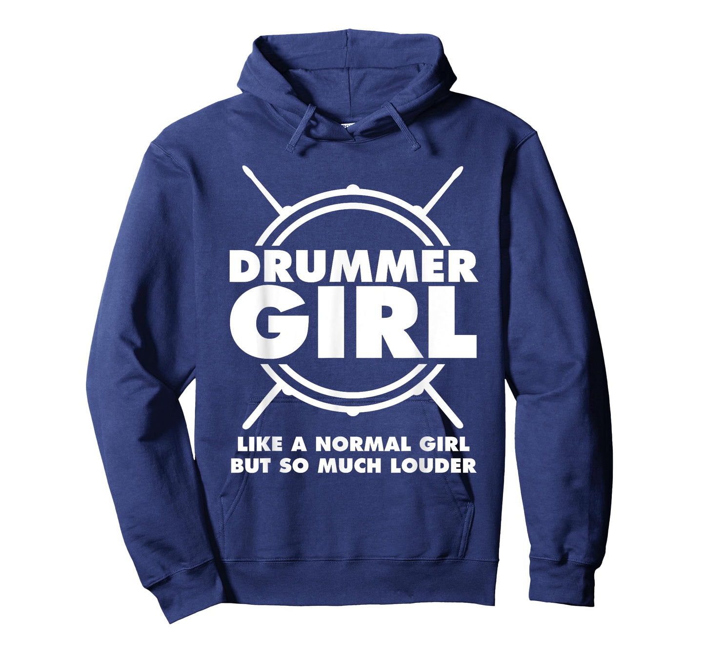 Funny Drummer Art For Girls Women Drumming Drum Set Drummer T-Shirt