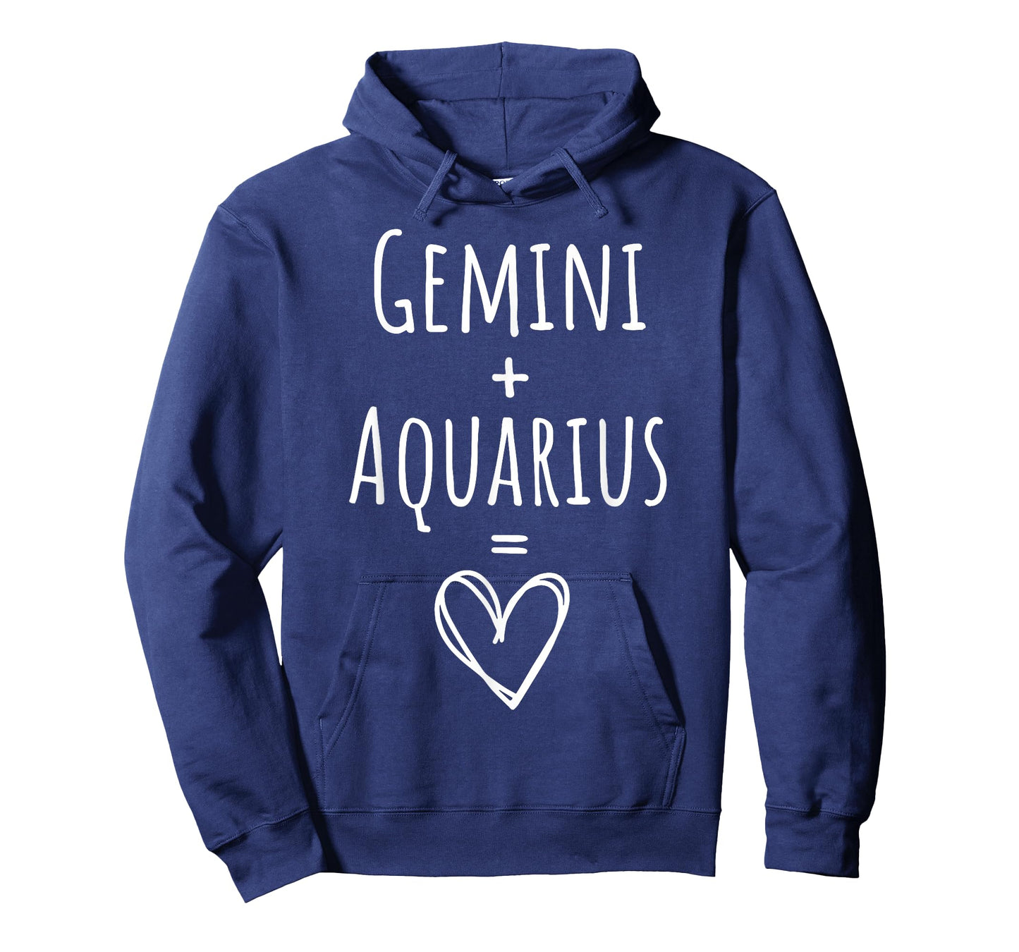 Gemini and Aquarius Couple Matching Zodiac Sign T-Shirt