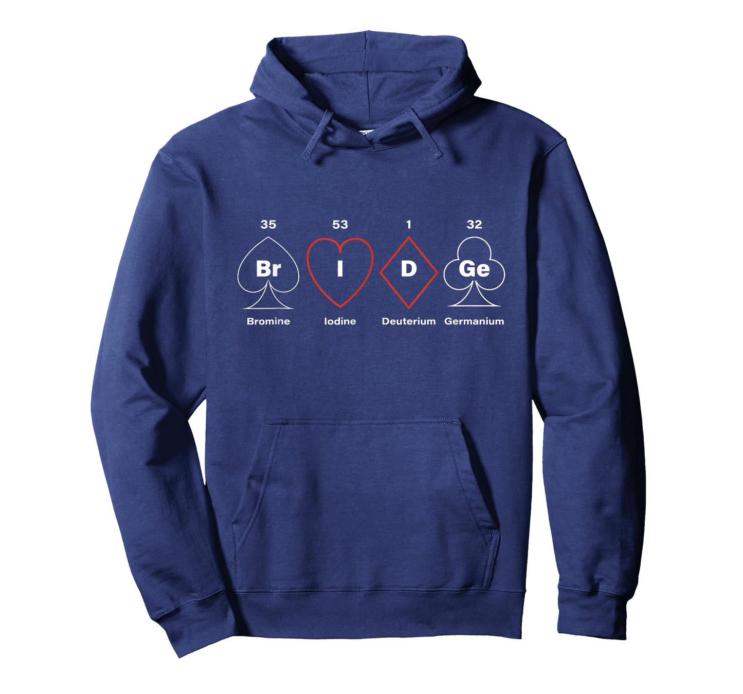 Contract Bridge Bidding Duplicate Card Game Periodic Player T-Shirt