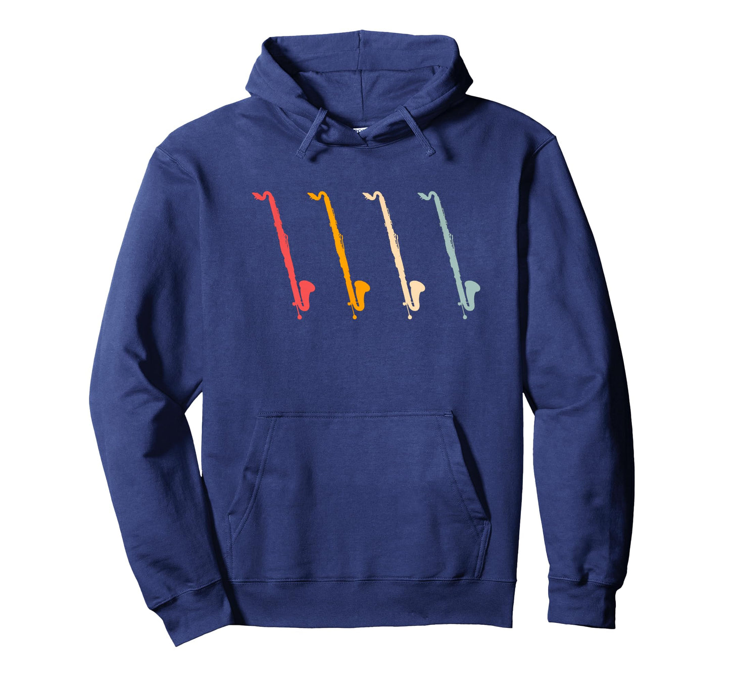 Contrabass Clarinet Retro Bass Clarinet Silhouette T-Shirt