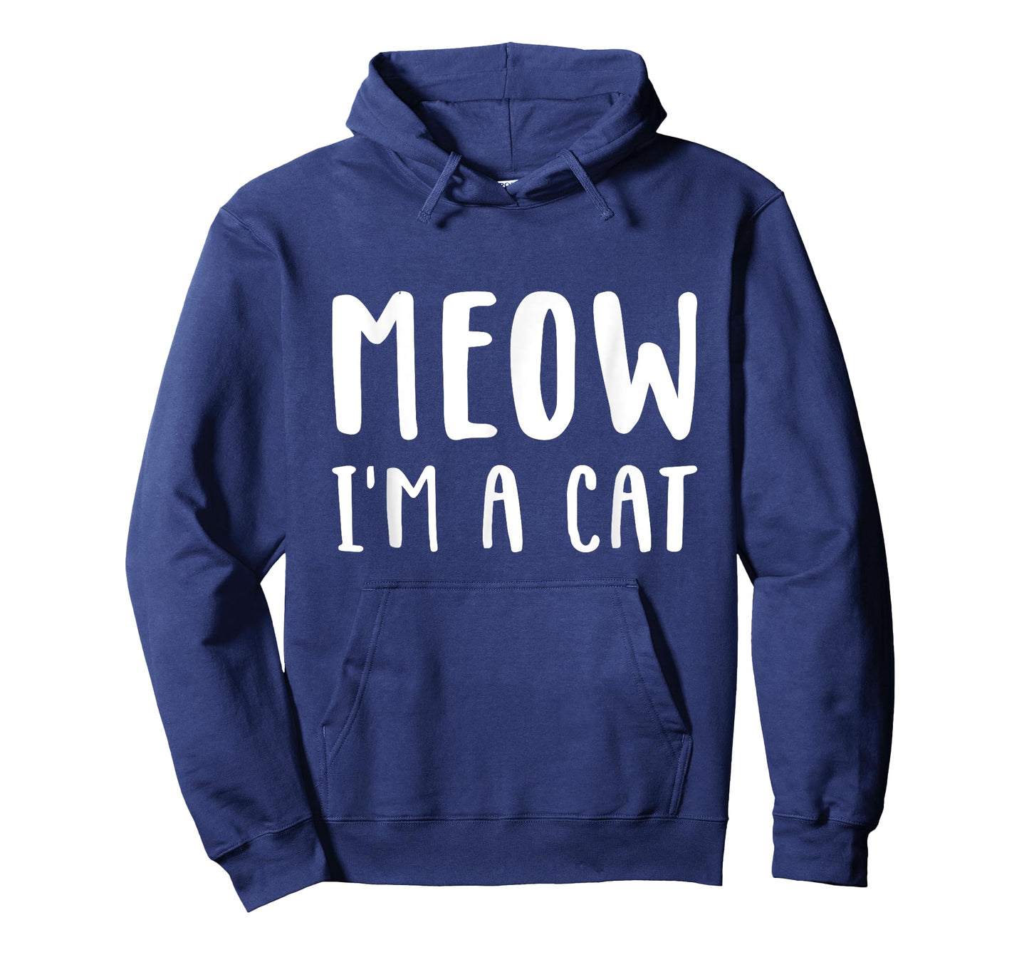 Meow I'm a cat Funny Lazy Animal Halloween Costume T-Shirt