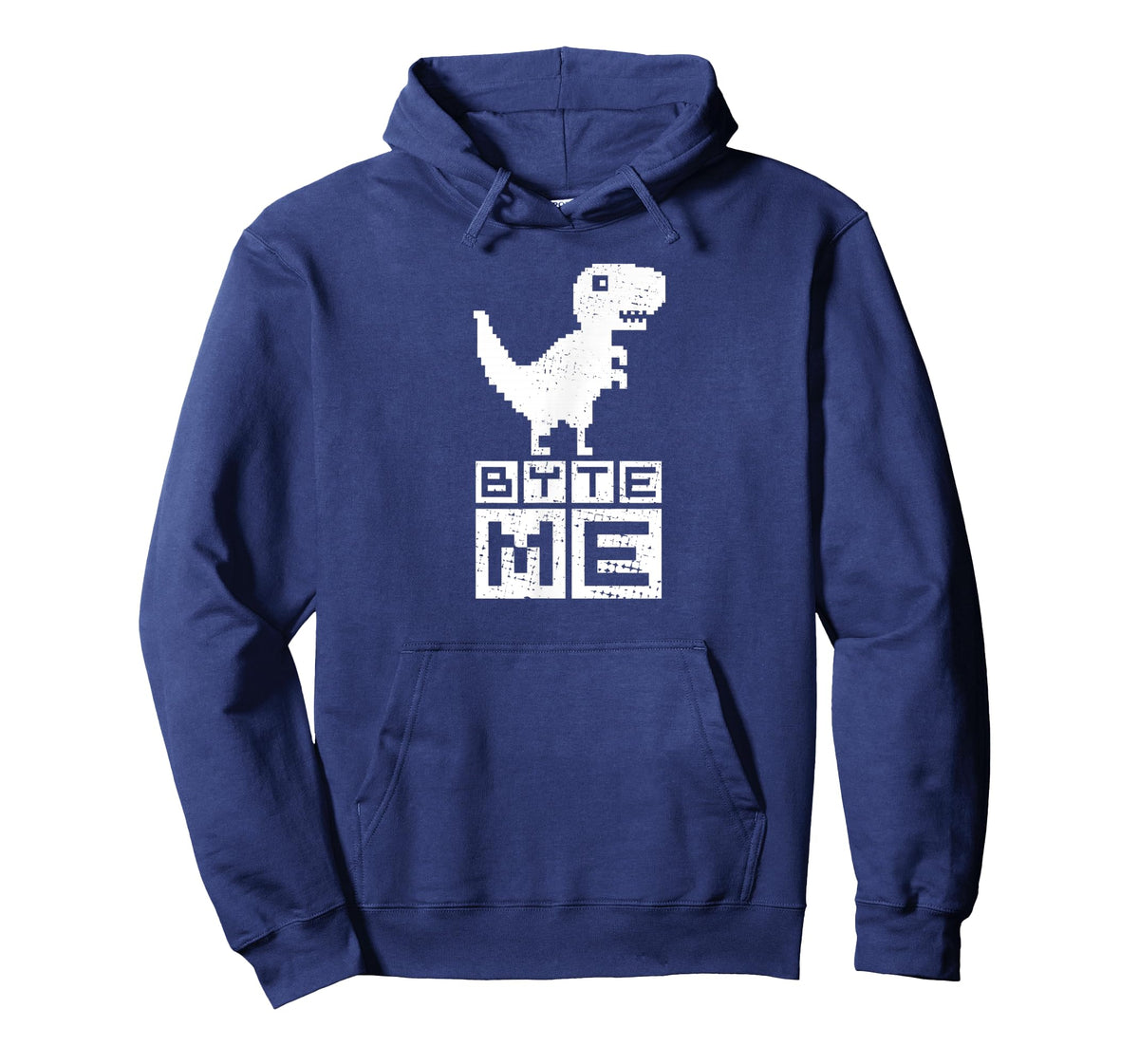 Byte Me Cute Pixel Dinosaur for Coding Geeks T-Shirt