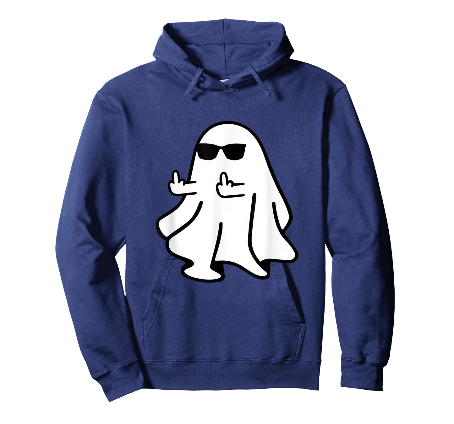Cute Ghost Middle Finger Halloween Shirt Costume Funny T-Shirt