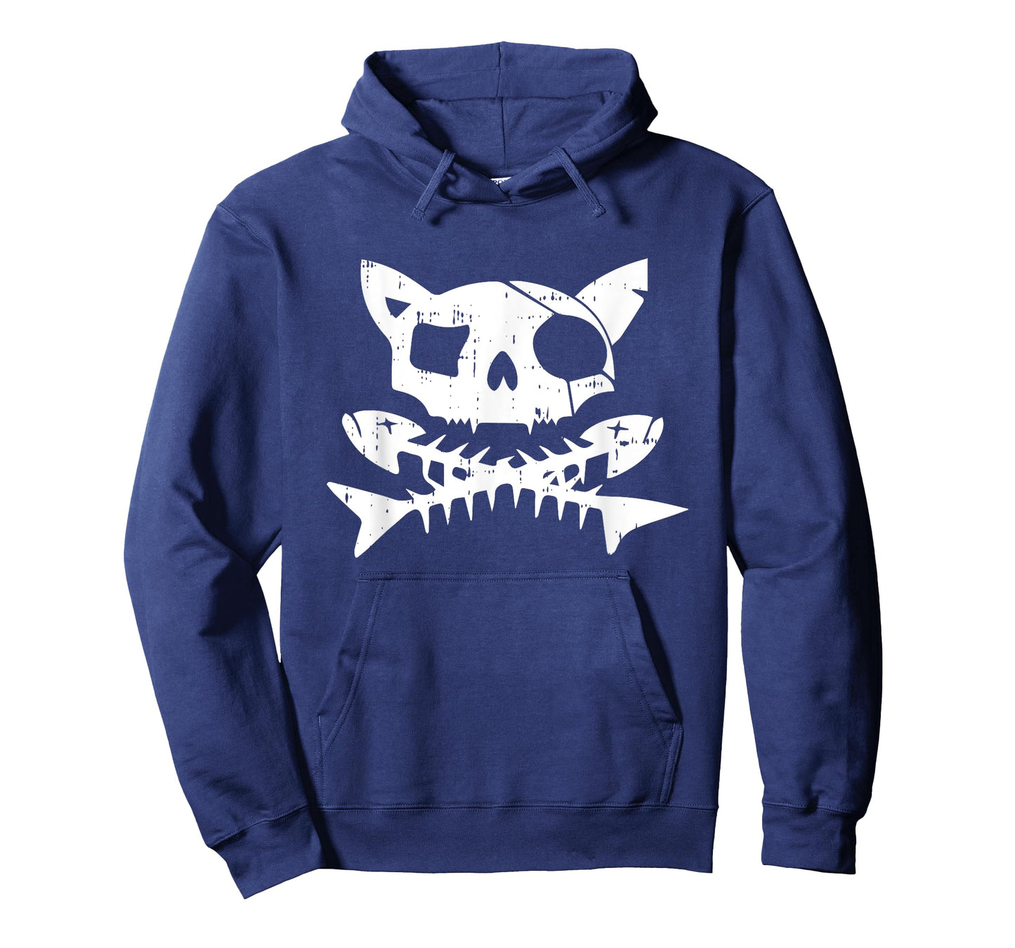 Cat Pirate Halloween Costume Scary Skull And Crossbone Men Women Kids T-Shirt