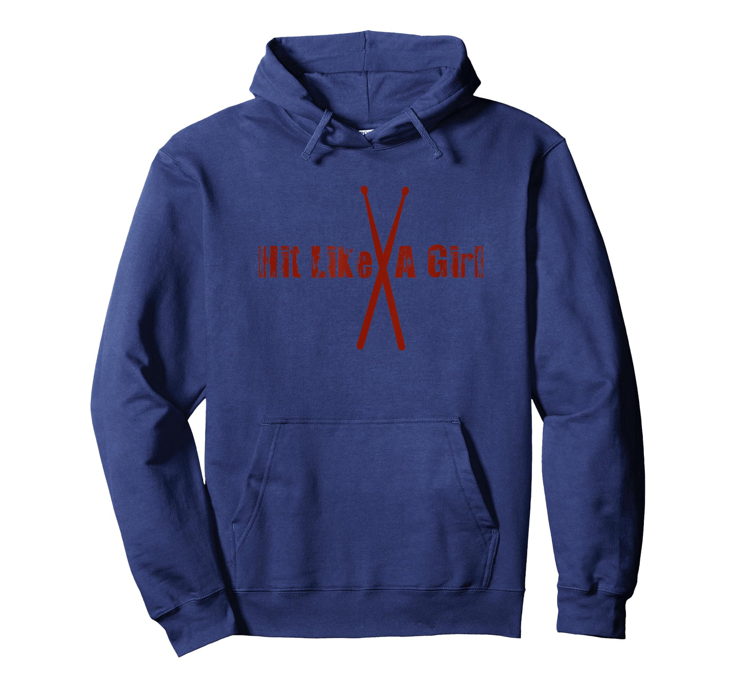 Hit Like A Girl Drummer T-Shirt