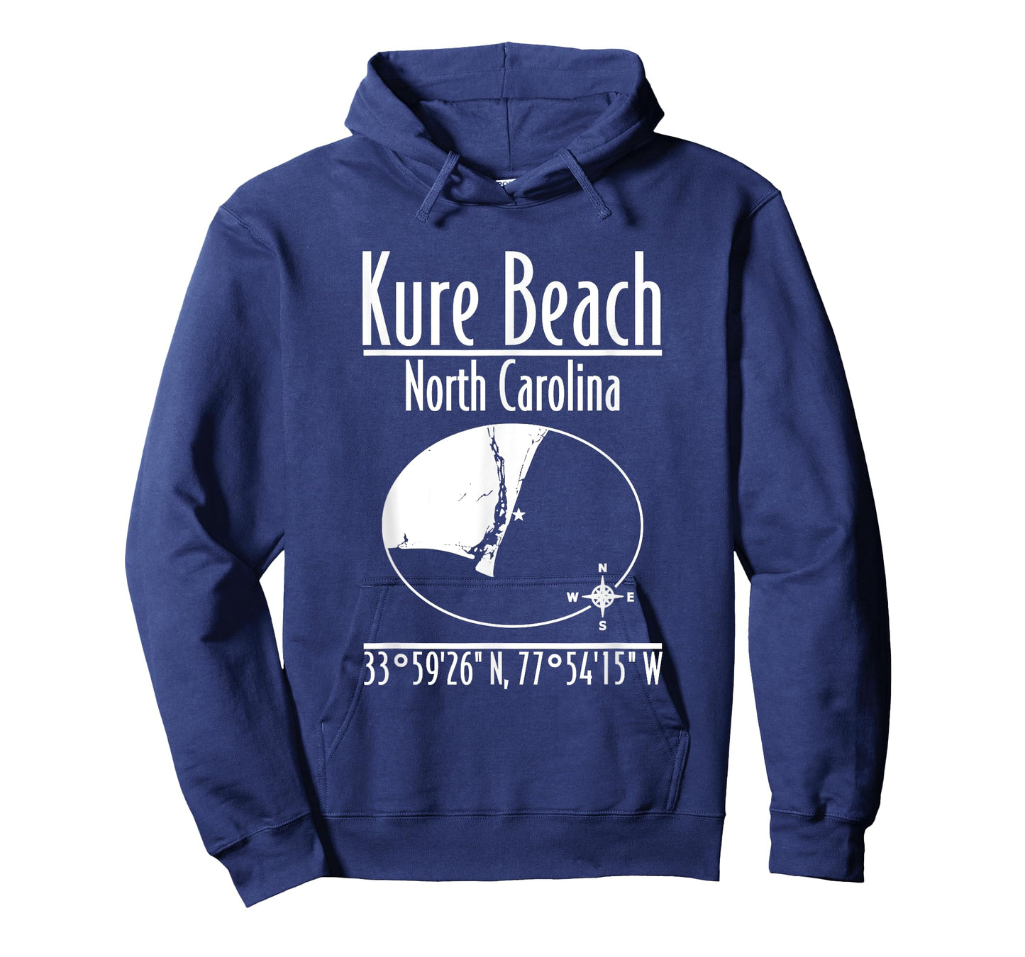 Modern Kure Beach - North Carolina T-Shirt