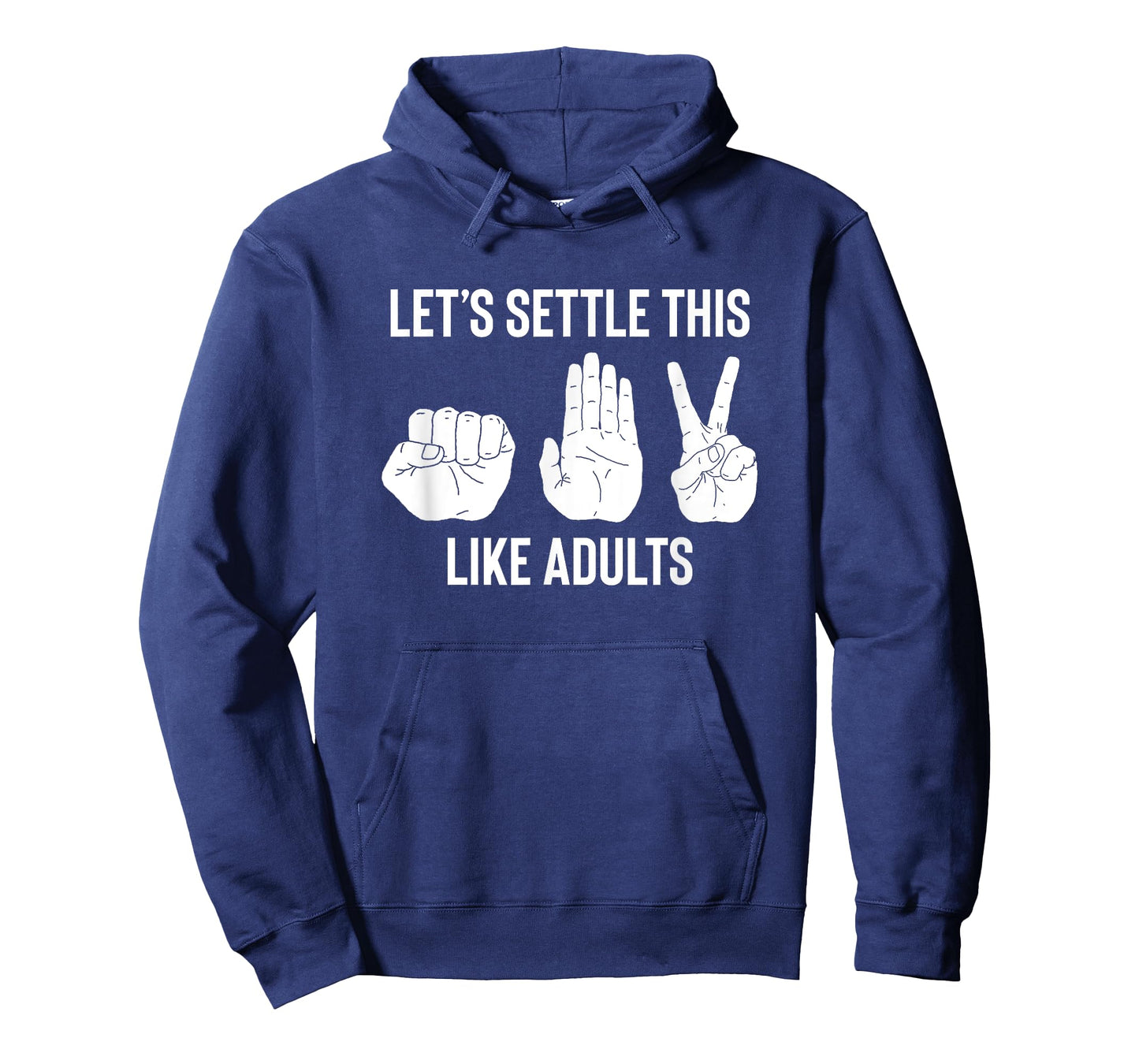 Let's Settle This Like Adults Funny Rock Paper Scissor T-Shirt