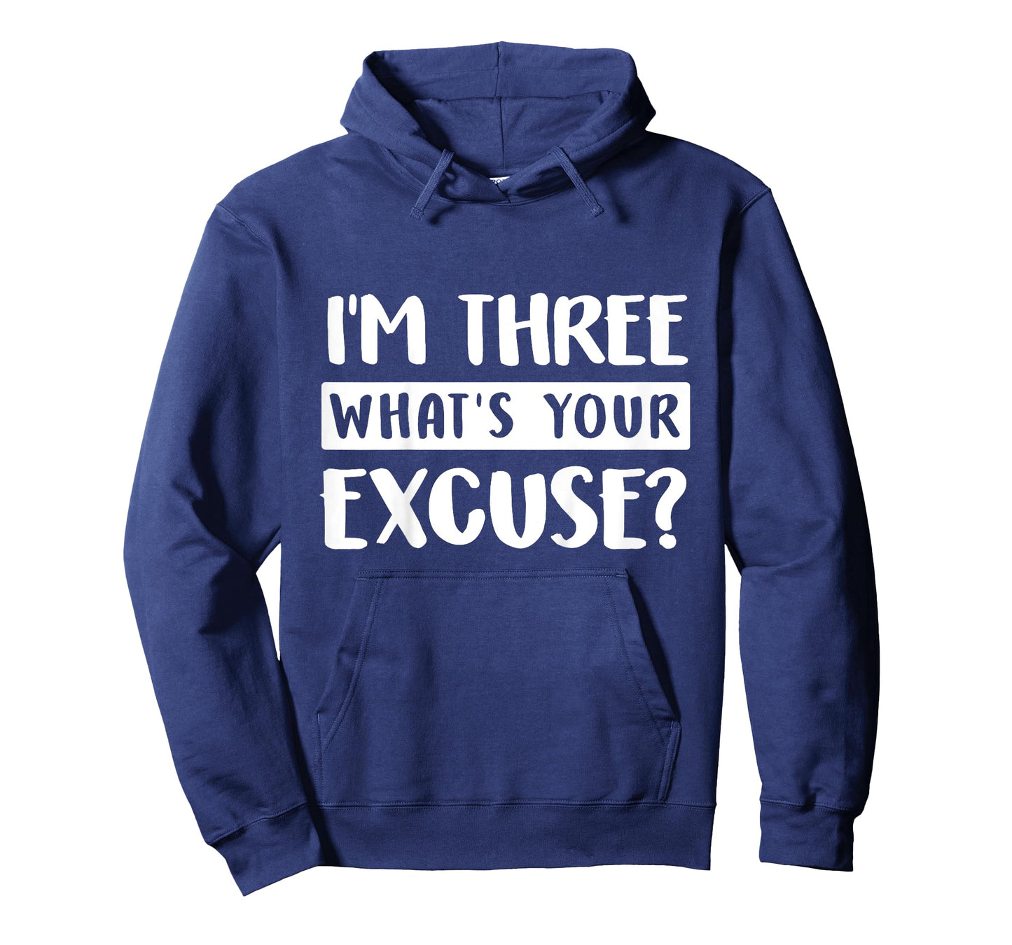 3rd Birthday Im Three Whats Your Excuse Third Kids Toddlers T-Shirt