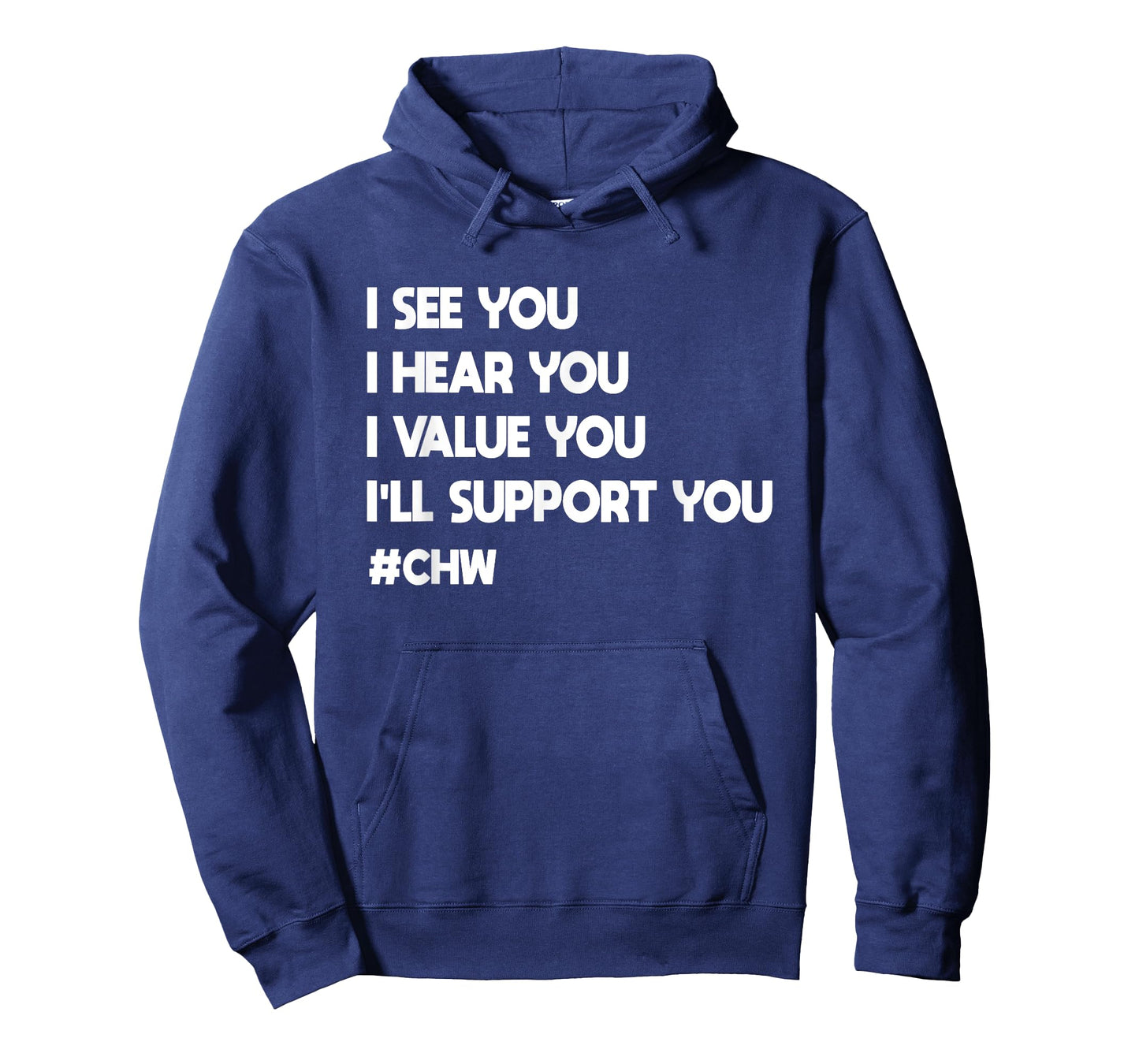 Community Health Worker Tees Unisex-Adults Black Small CHW T-Shirt