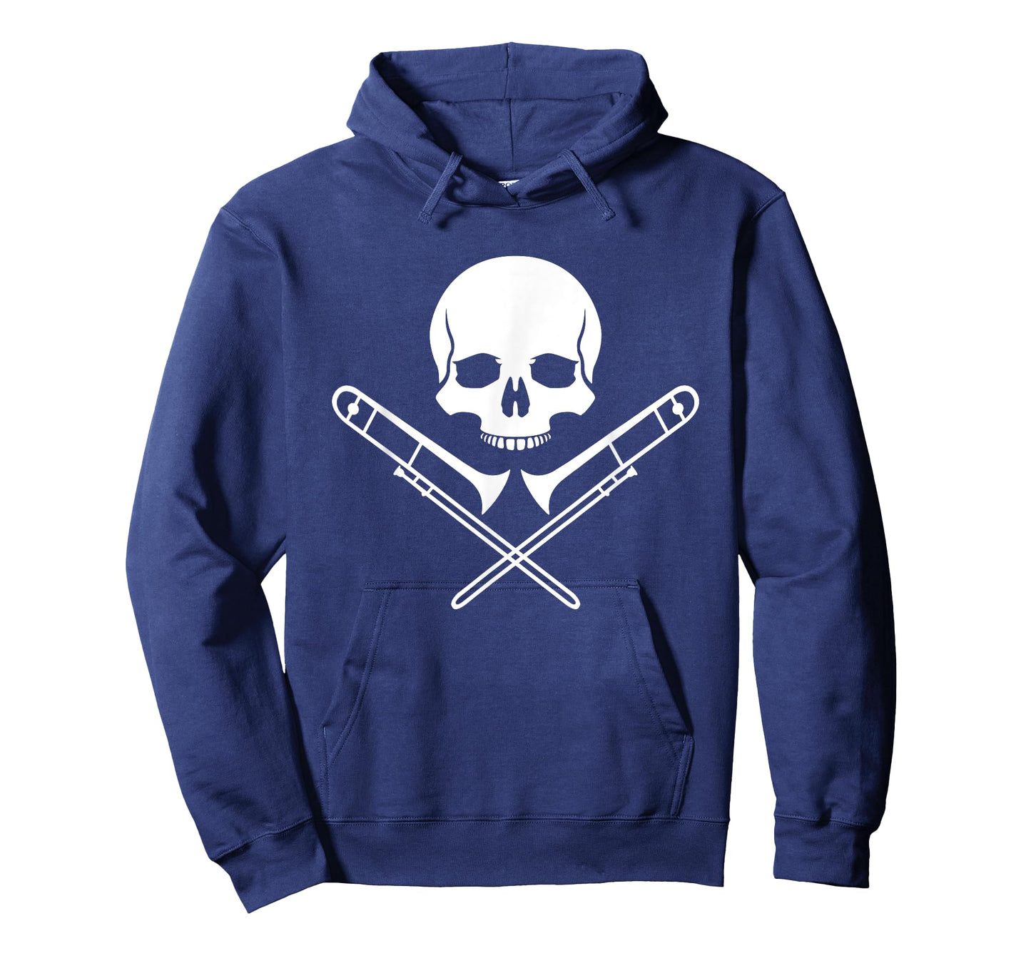 Skull & Crossbones Funny Trombone T-Shirt For Trombonist T-Shirt