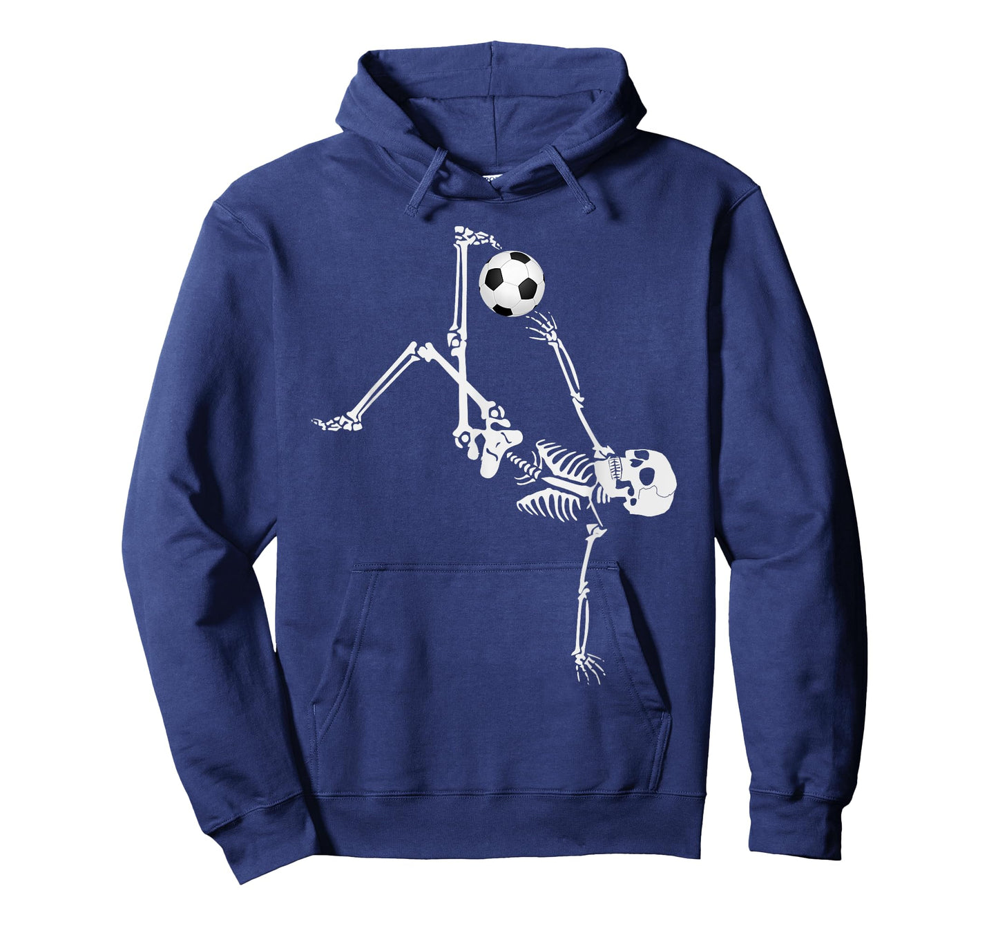 Soccer Skeleton Halloween Soccer Bicycle Kick T-Shirt