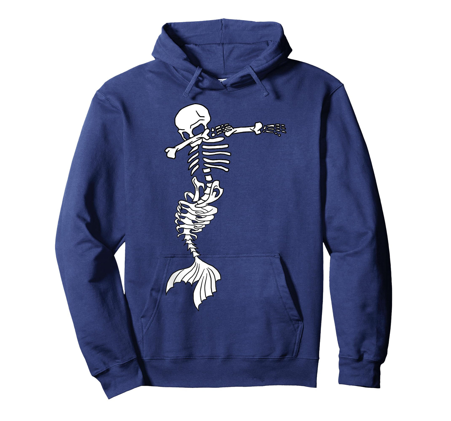 Dabbing Mermaid Skeleton Halloween Creepy Dab Spooky T-Shirt