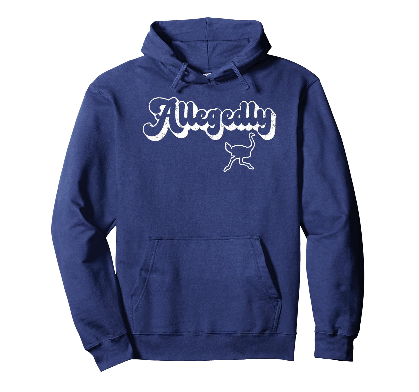 Allegedly Ostrich Retro Flightless Bird Lover Funny Gift T-Shirt