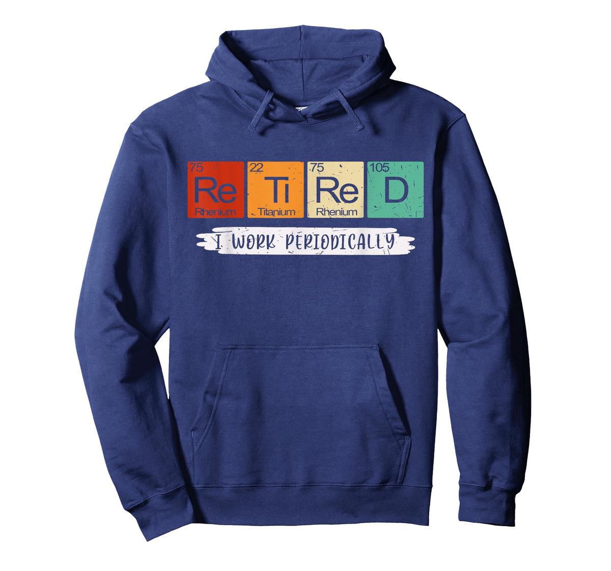 I Work Periodically Retired Chemistry Teacher Retirement T-Shirt