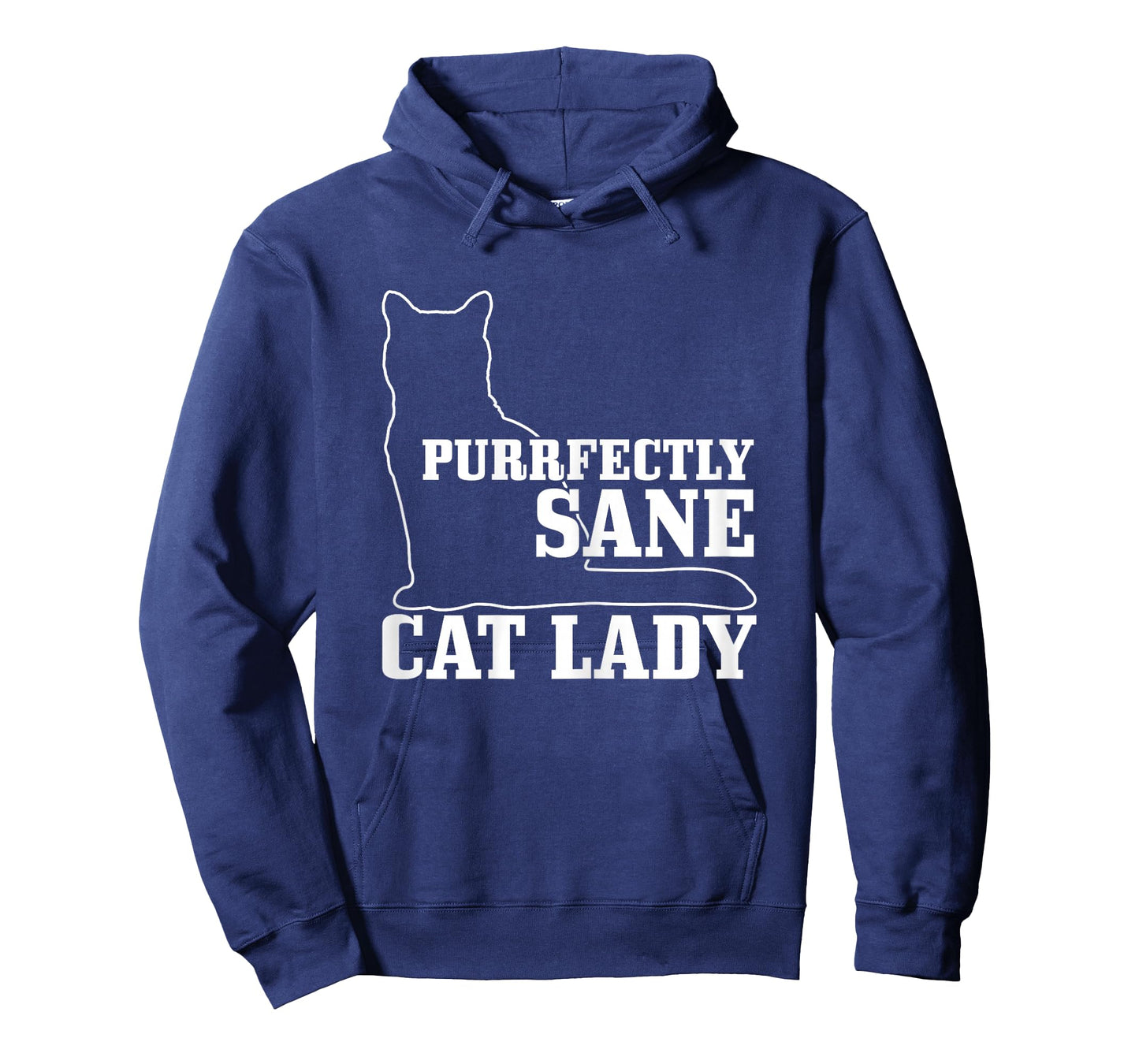 Purrfectly Sane Cat Lady Funny Crazy Cat Lover Gift T-Shirt