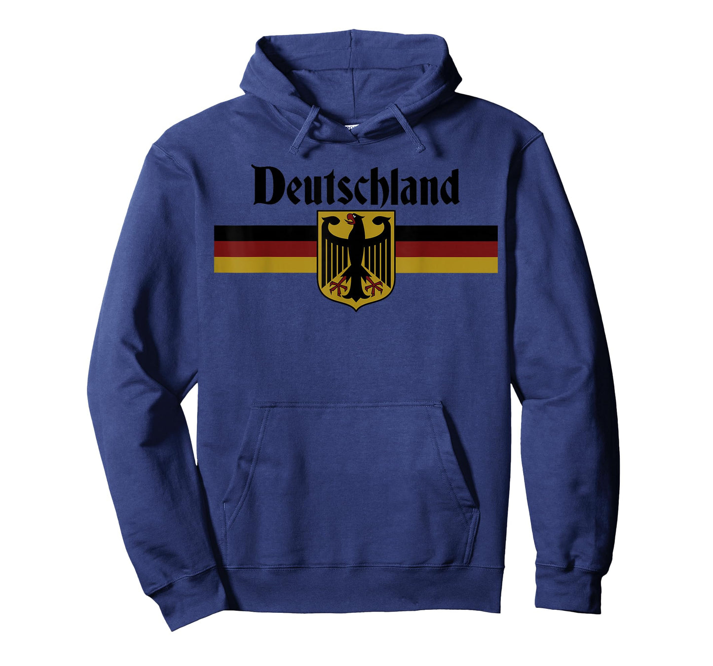 Deutschland Germany Flag Coat of Arms Eagle Banner Vintage T-Shirt Small