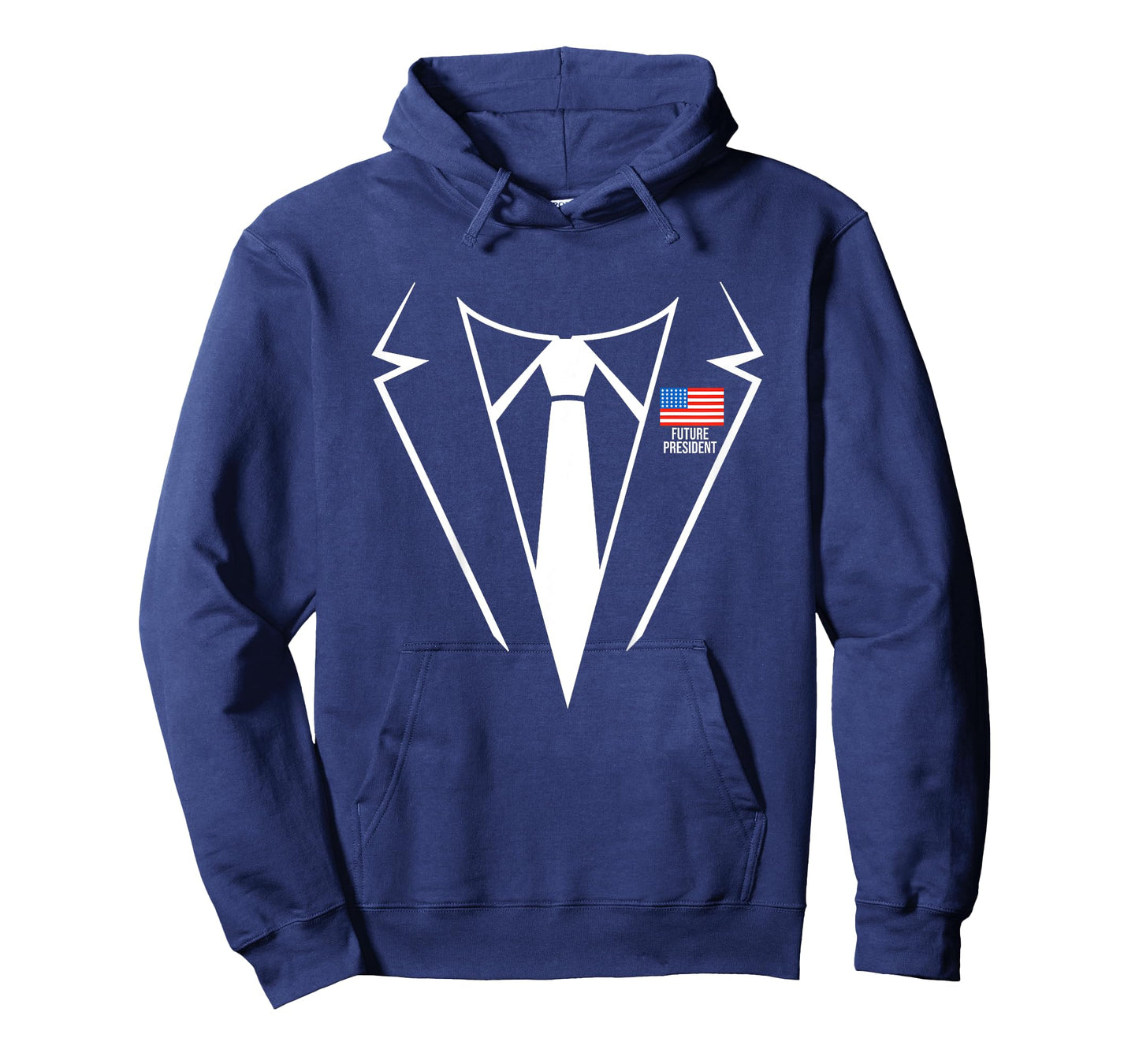 Future President Costume Suit Tux American Flag Patriotic Kids T-Shirt