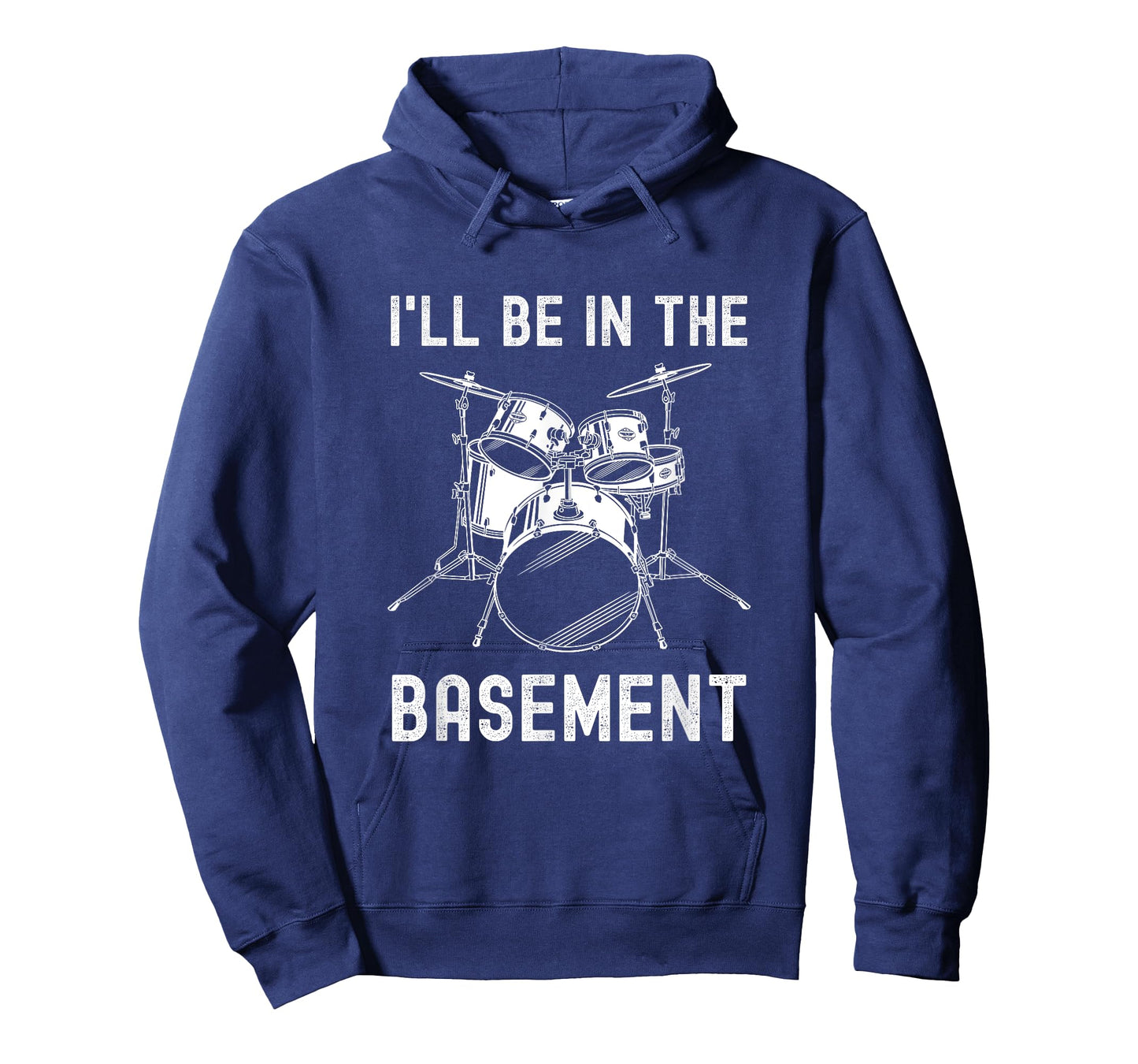 I'll Be In The Basement Drummer Drums Drum Set T-Shirt