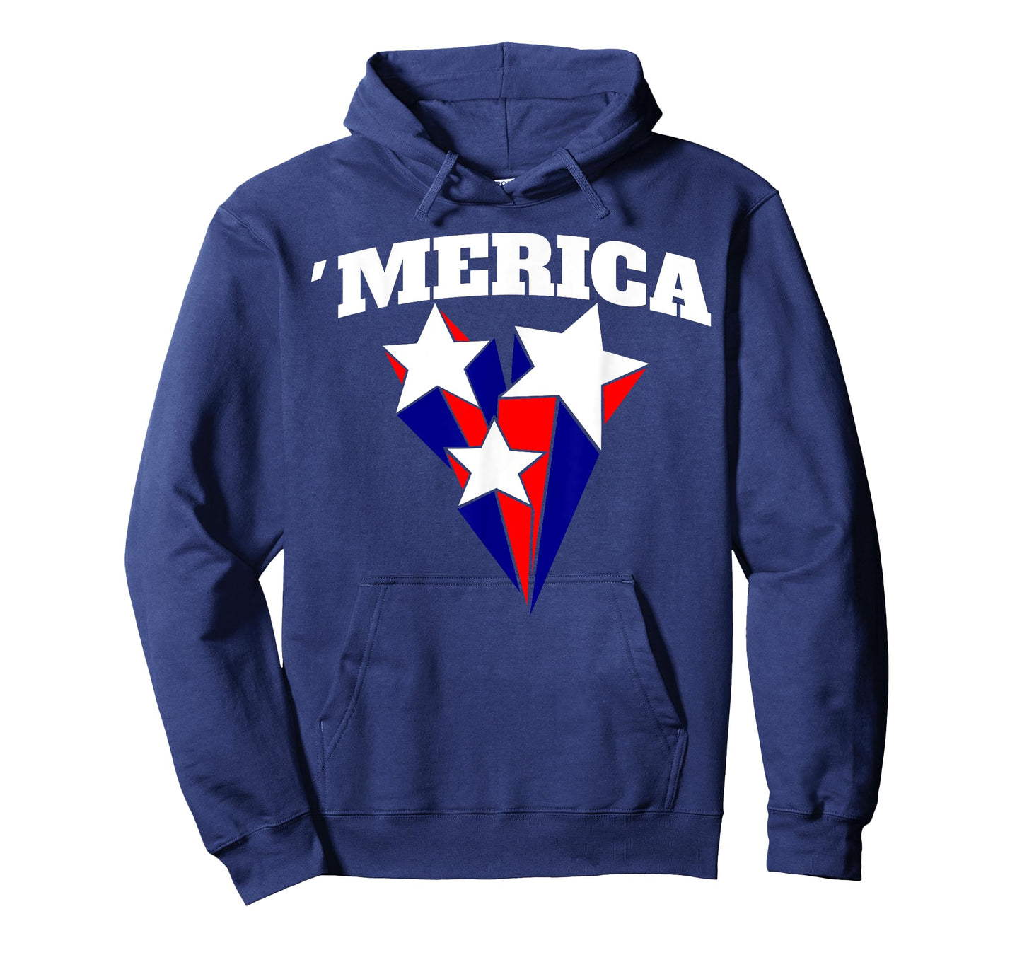 Merica Stars funny Red White and Blue American Stars T-Shirt