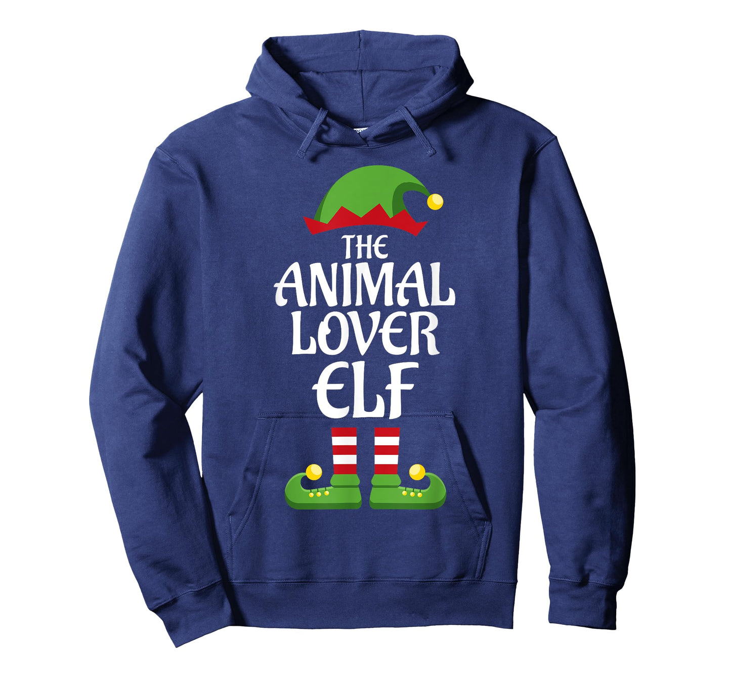 Animal Lover Elf Family Matching Group Christmas T-Shirt