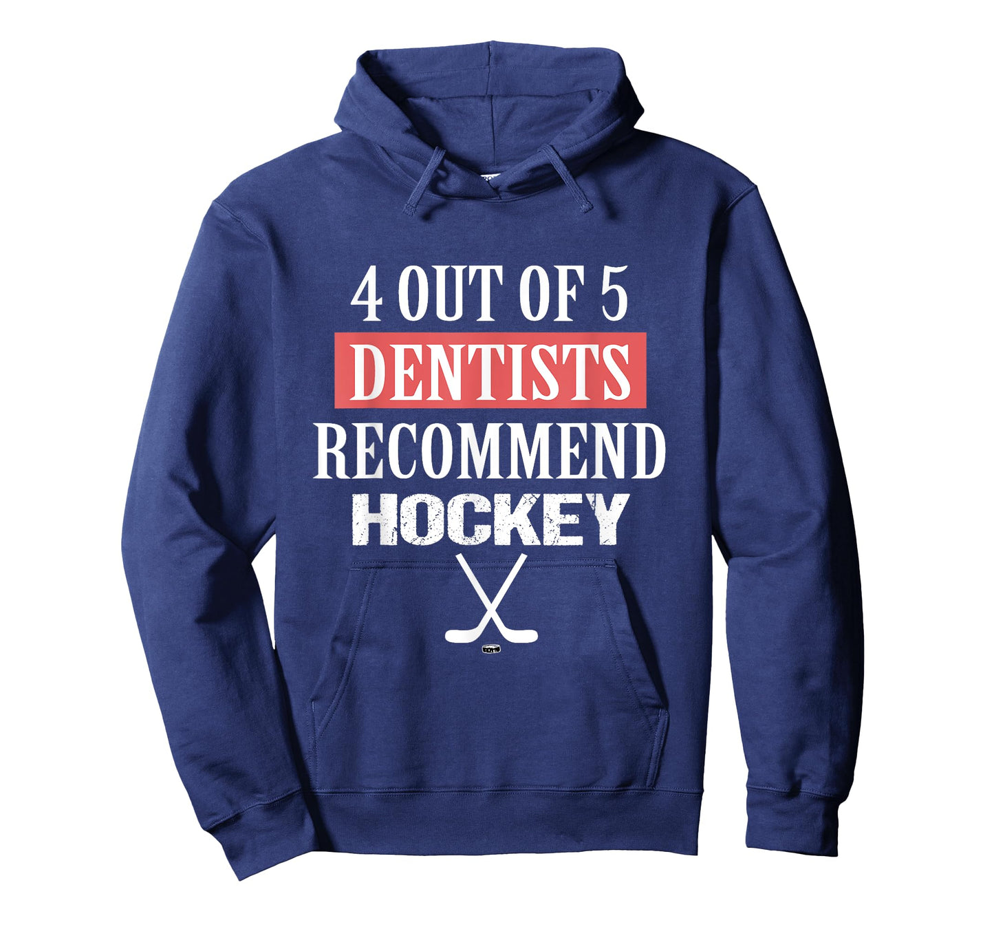 4 OUT OF 5 Dentists Recommend Hockey Funny Ice Hockey Saying T-Shirt