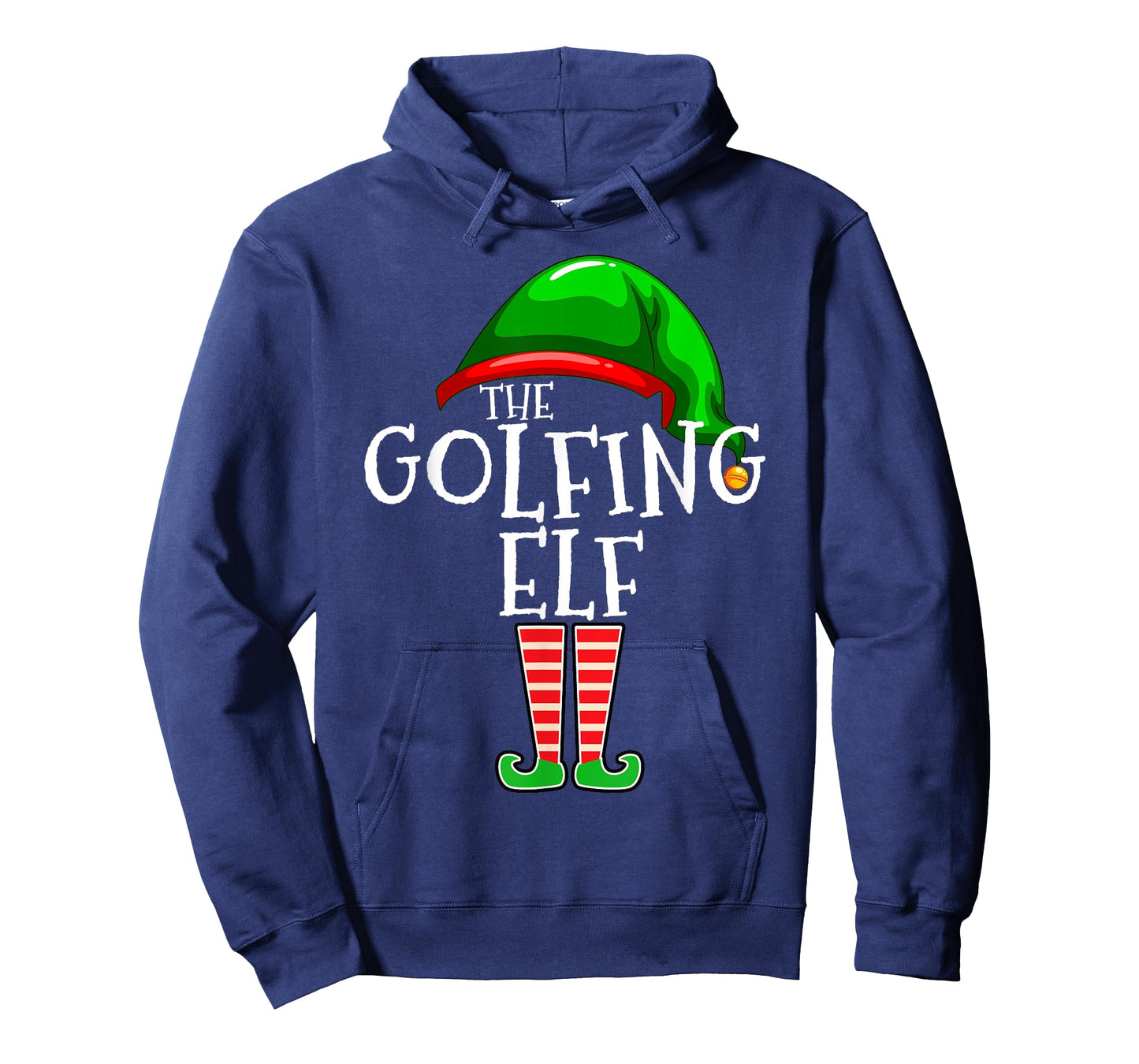 Golfing Elf Family Matching Group Christmas Golf Dad T-Shirt