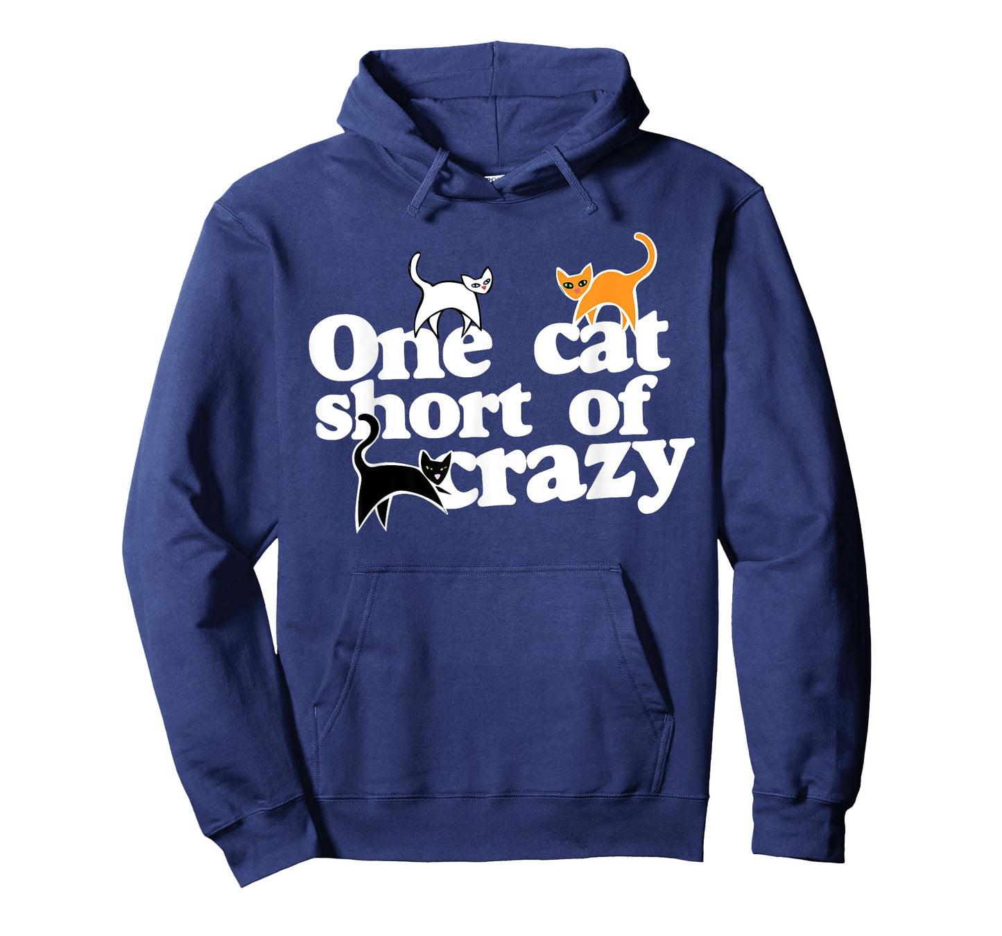 One cat short of CRAZY T-Shirt for Men Women