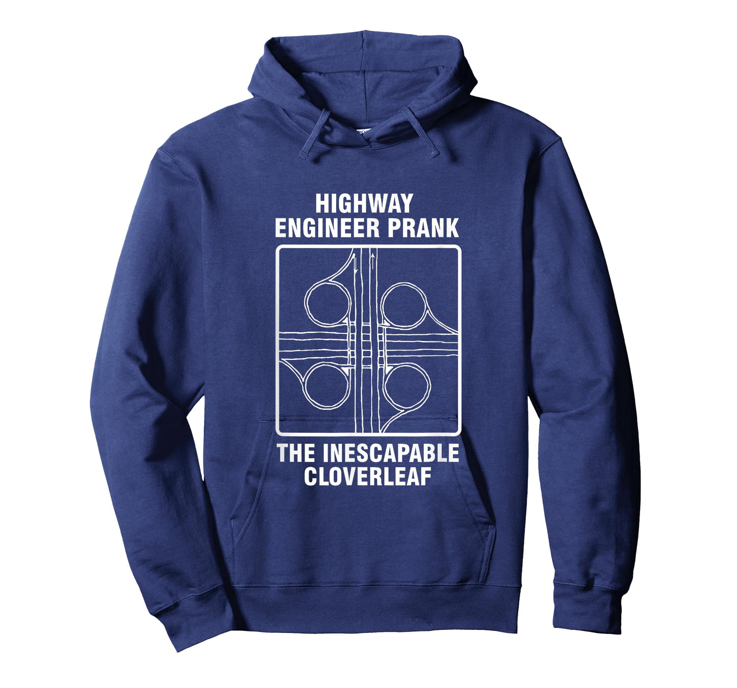 Civil Engineer Highway Prank Cloverleaf Engineering T-Shirt