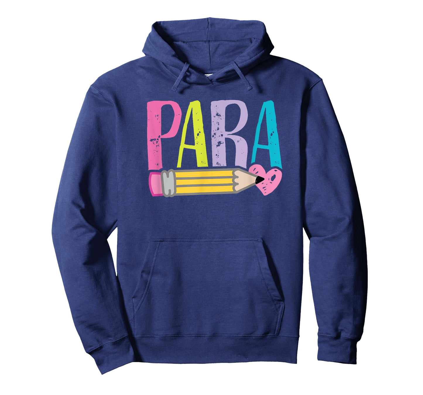 Colorful para Teacher - Paraprofessional Cute Pencil T-Shirt