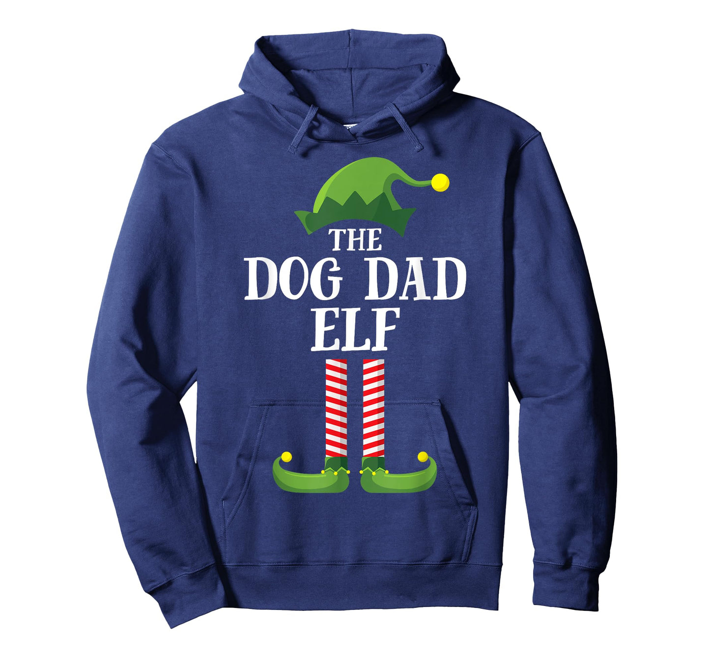 Dog Dad Elf Matching Family Group Christmas Party Pyjamas T-Shirt for Men Women Girls Kids