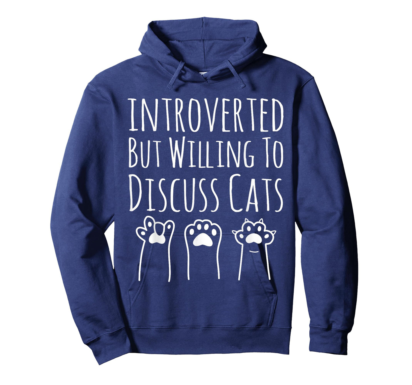 Introverted But Willing to Discuss Cats Funny Kitten Saying T-Shirt