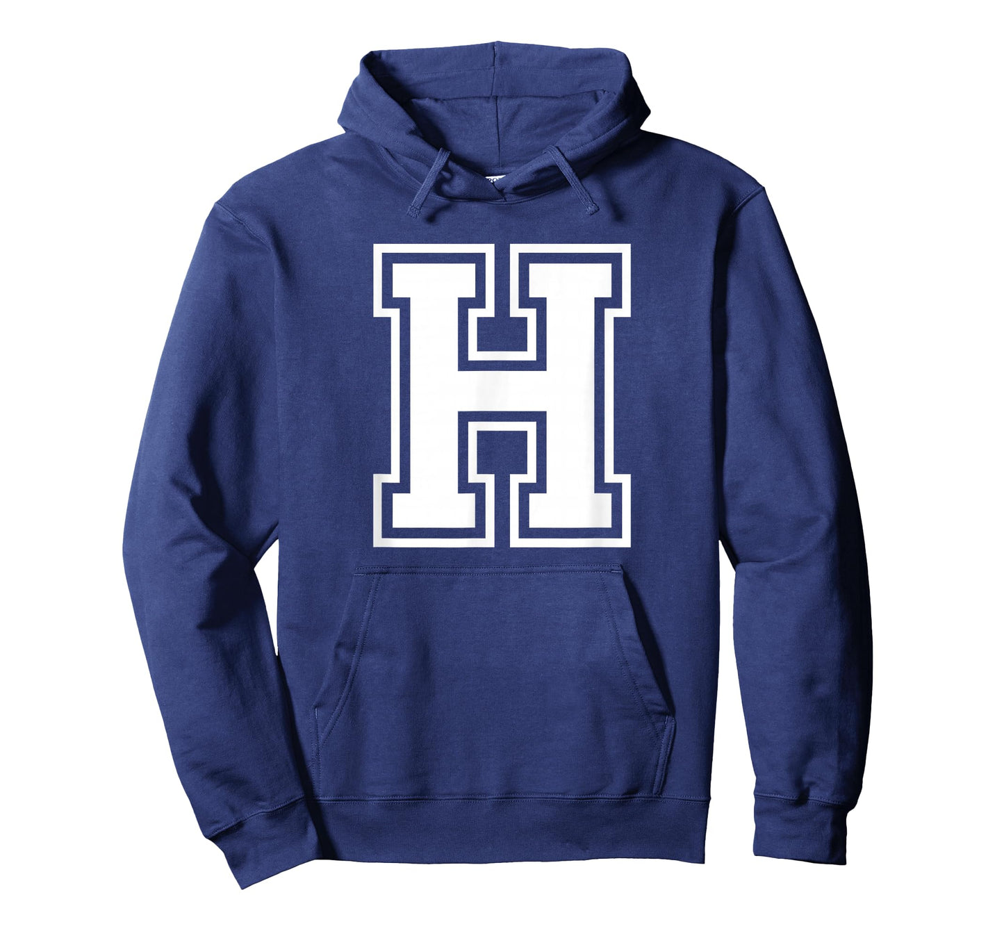Letter H Name Initial Varsity Alphabet Monogram T-Shirt
