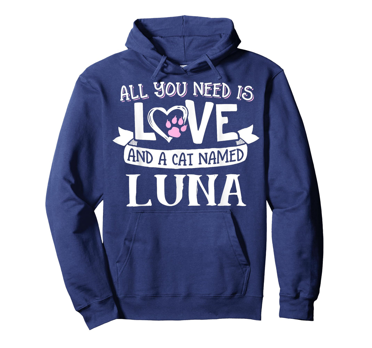 Cat Name Luna T-Shirt - All You Need is Love! T-Shirt for Men Women Girls Kids
