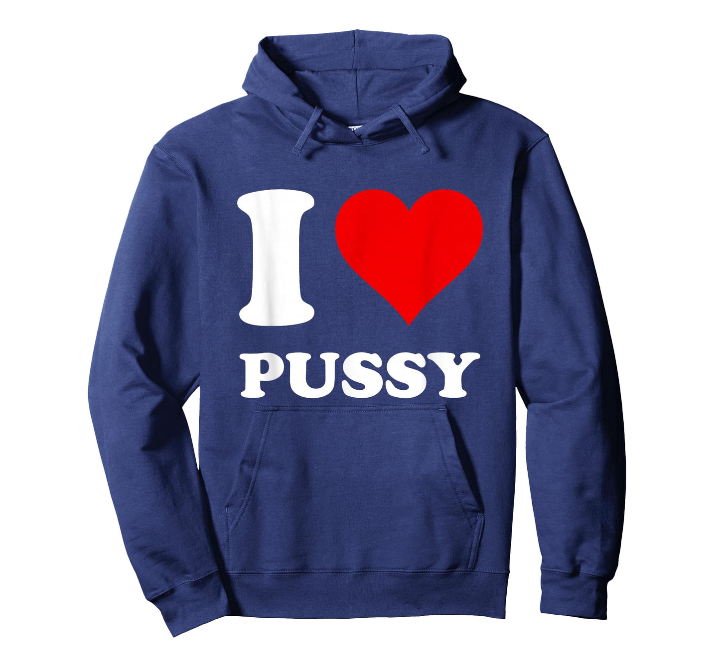 Red Heart I Love Pussy T-Shirt