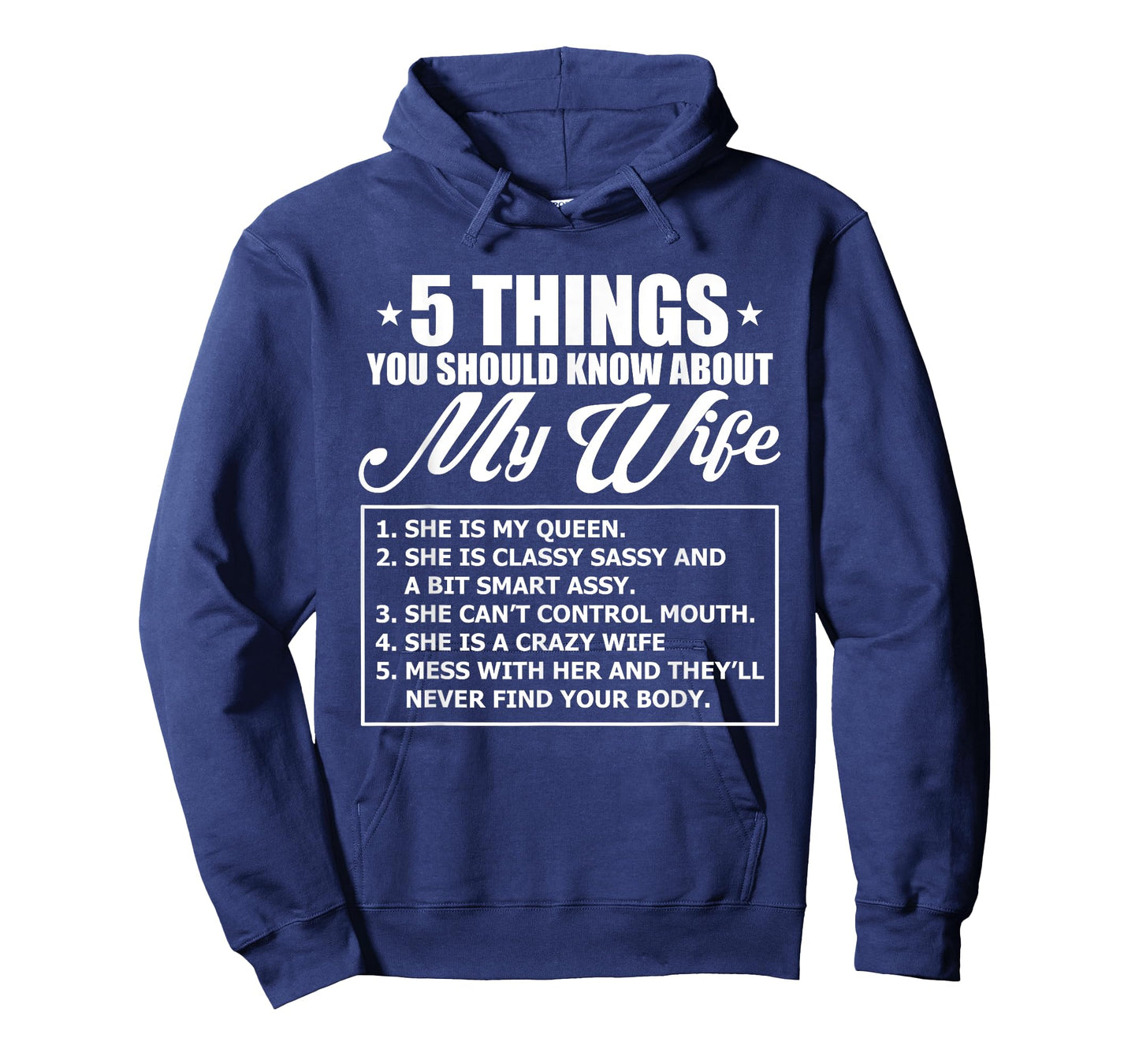 5 Things You Should Know About My Wife T-Shirt