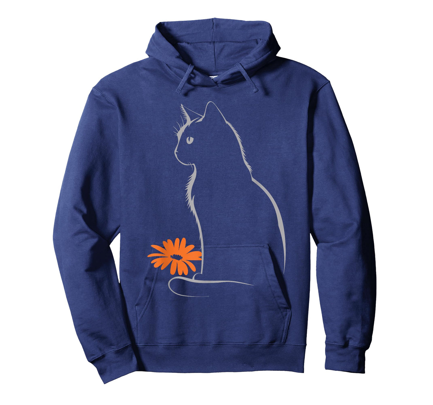 Cat Artwork - Cute Cat Flower Art Cat Motif For Animal Cat T-Shirt